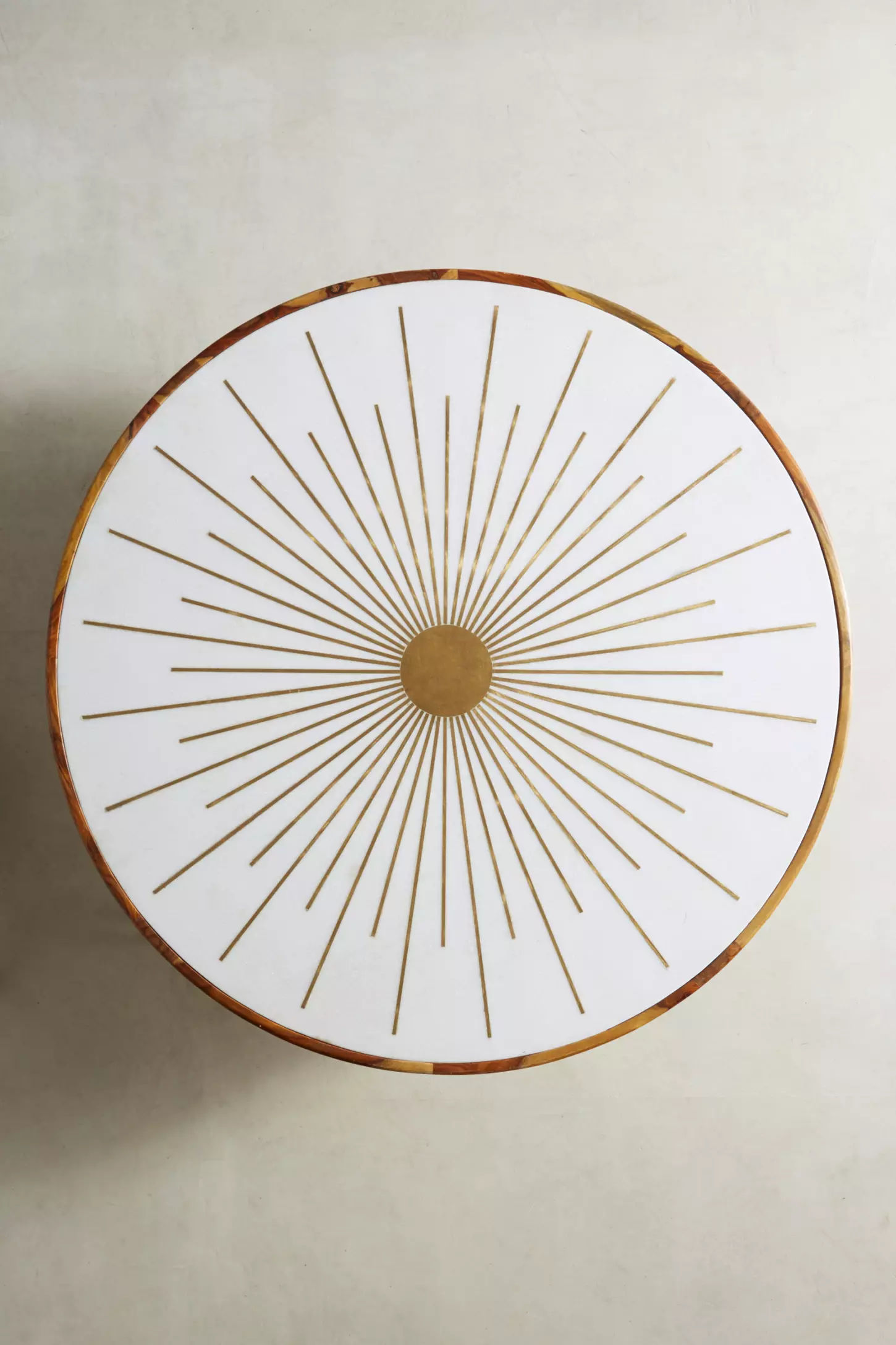 Brass Starburst Round Coffee Table thumbnail 2