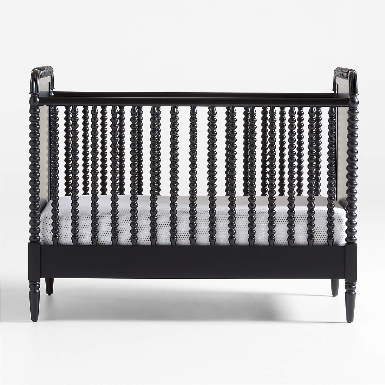 Jenny Lind Black Wood Spindle Baby Crib thumbnail 2