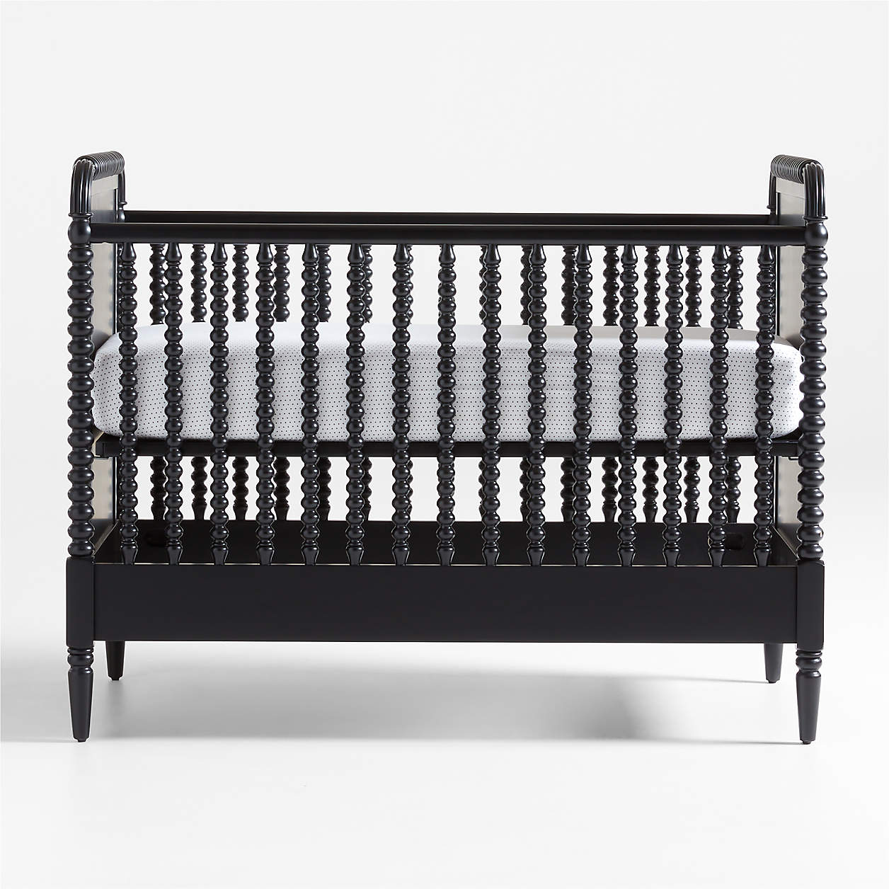 Jenny Lind Black Wood Spindle Baby Crib thumbnail 5