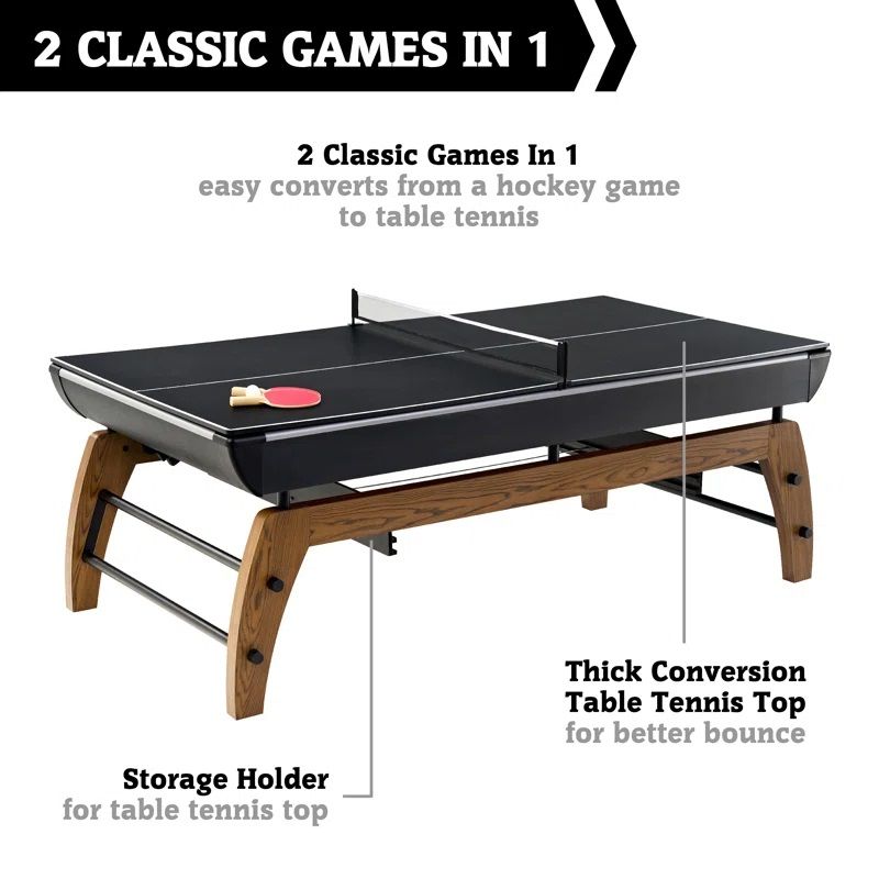 Hall Of Games Air Powered Hockey Table With Table Tennis thumbnail 2