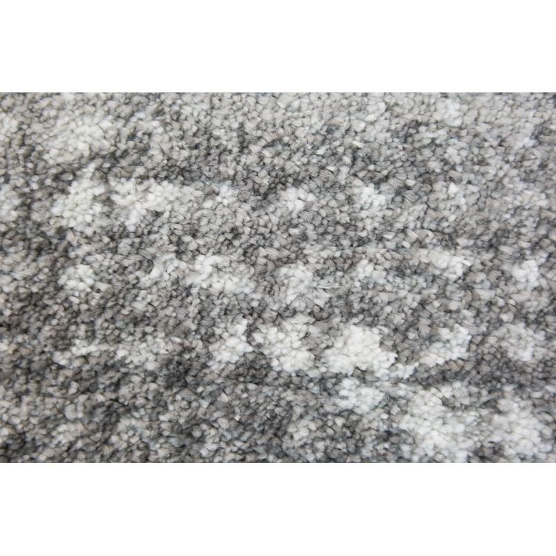Passion Machine Woven Gray And Cream Rug 9x12 thumbnail 3