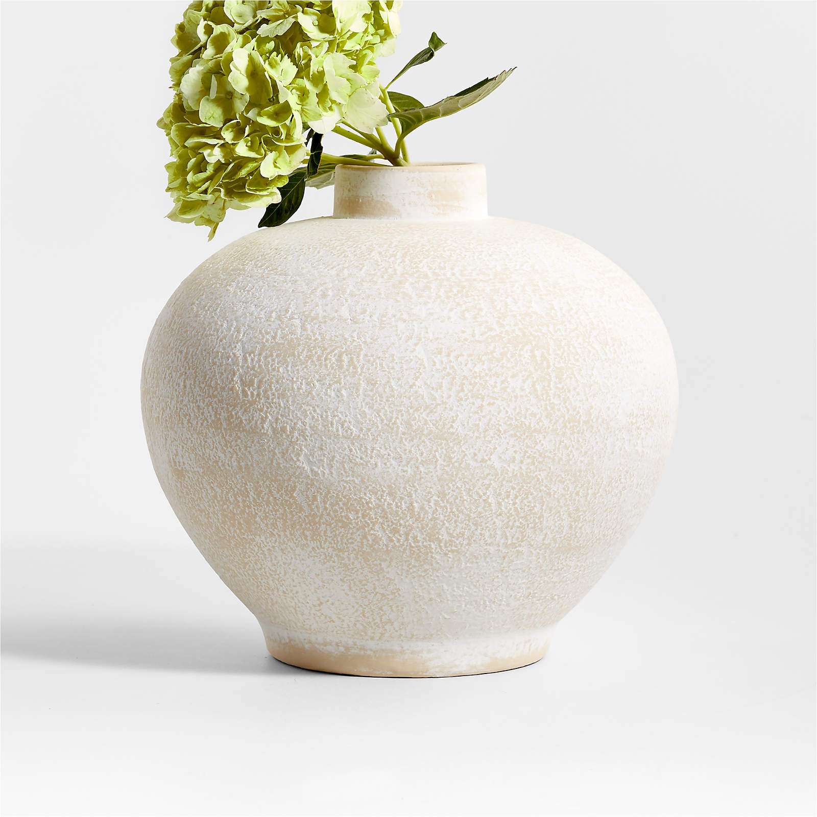 Ophelia Matte White Round Vase thumbnail 2