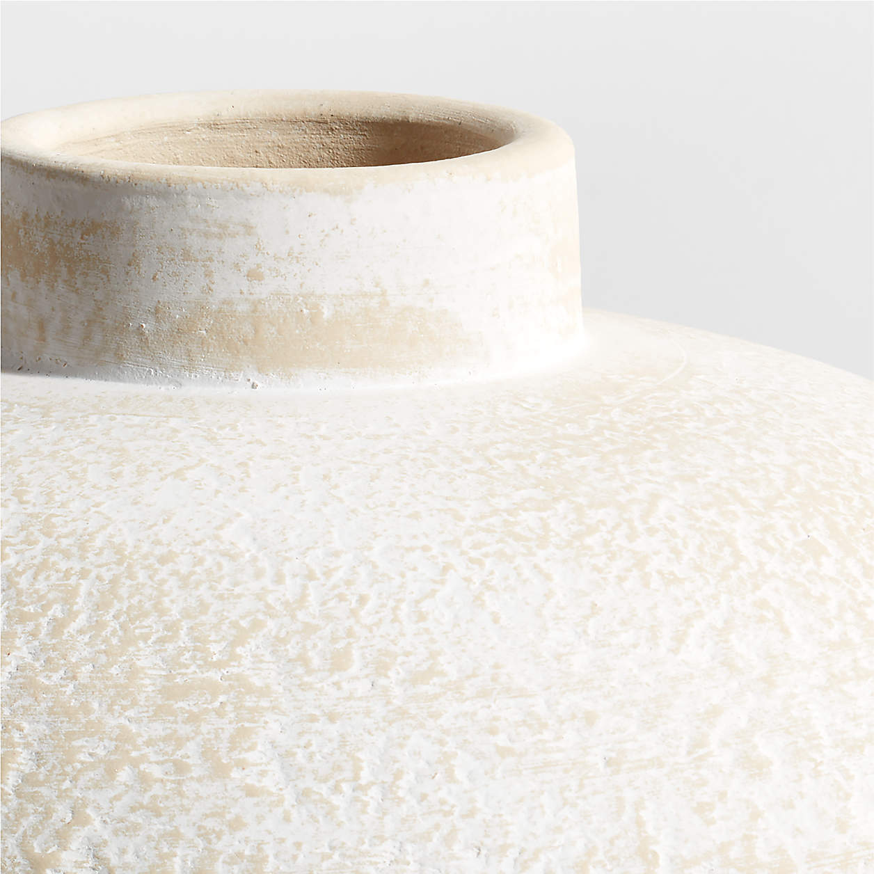 Ophelia Matte White Round Vase thumbnail 4