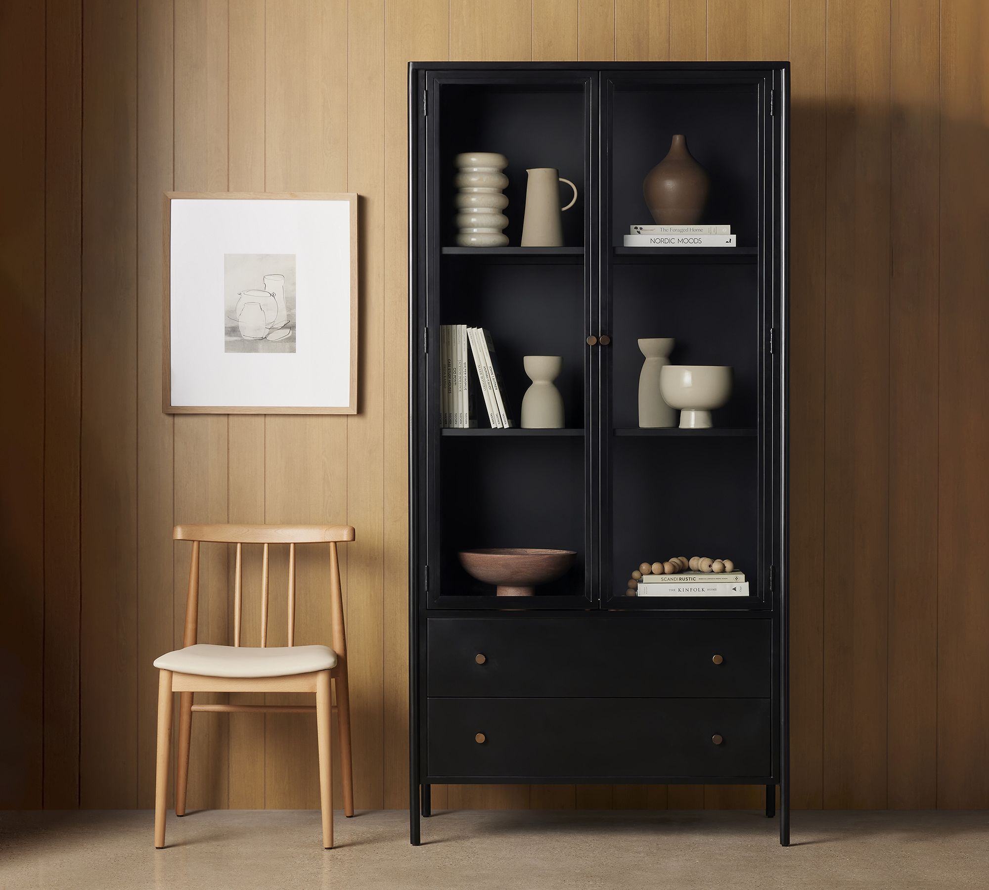 Harmon Storage Cabinet with Drawers thumbnail 2