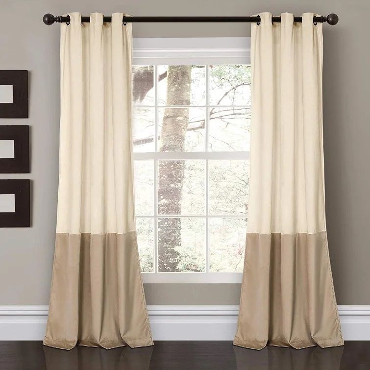 Lambartus Velvet Blackout Curtain Pair Set of 2 thumbnail 2