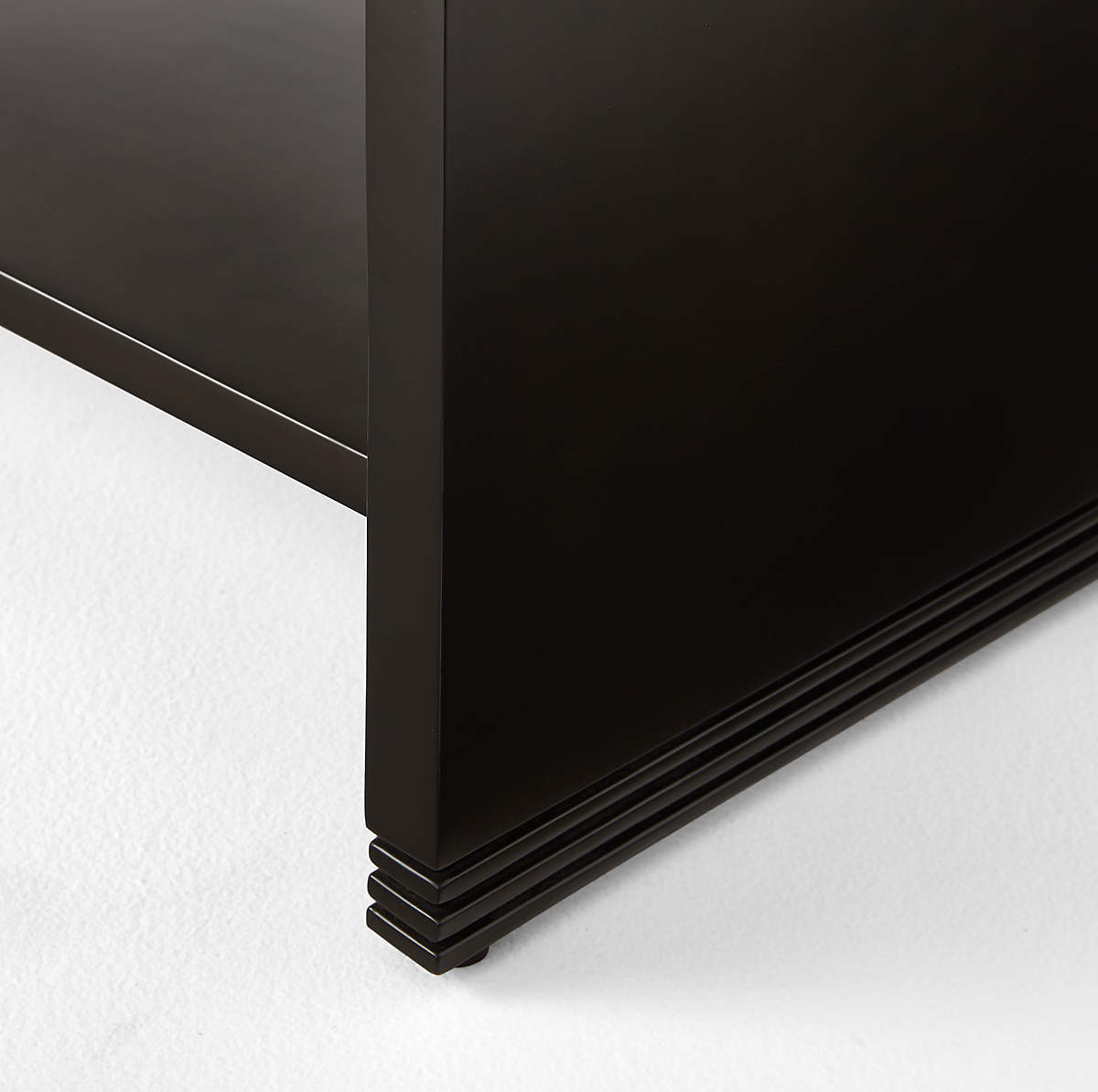 Hendricks Black Metal Shoe Storage Bench thumbnail 4