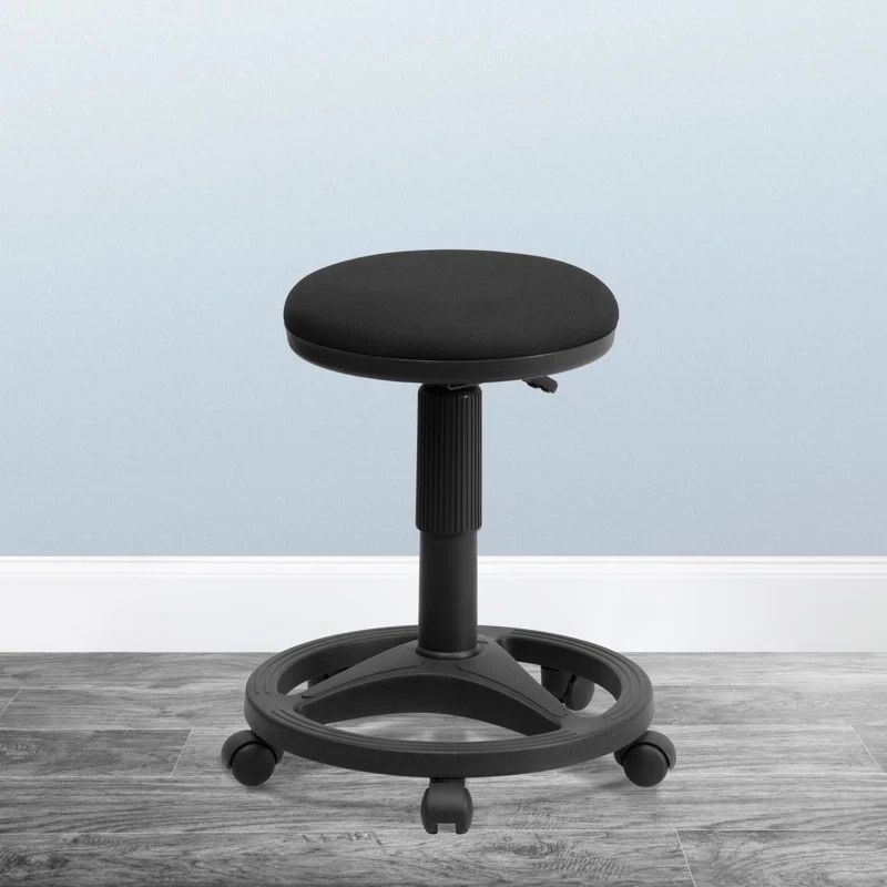 Gutierres Height Adjustable Stool with Footring thumbnail 4