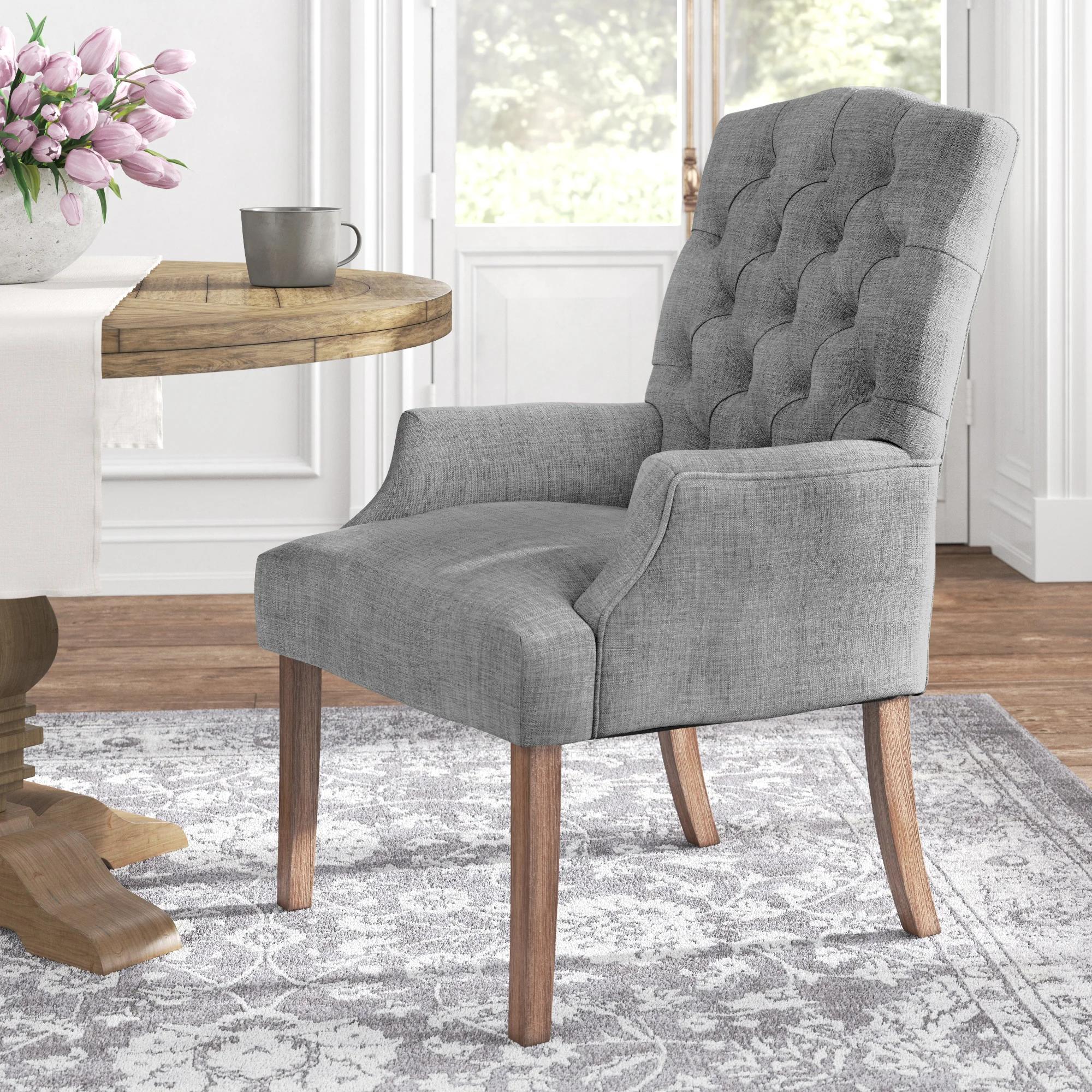 Lila Tufted Arm Chair thumbnail 2