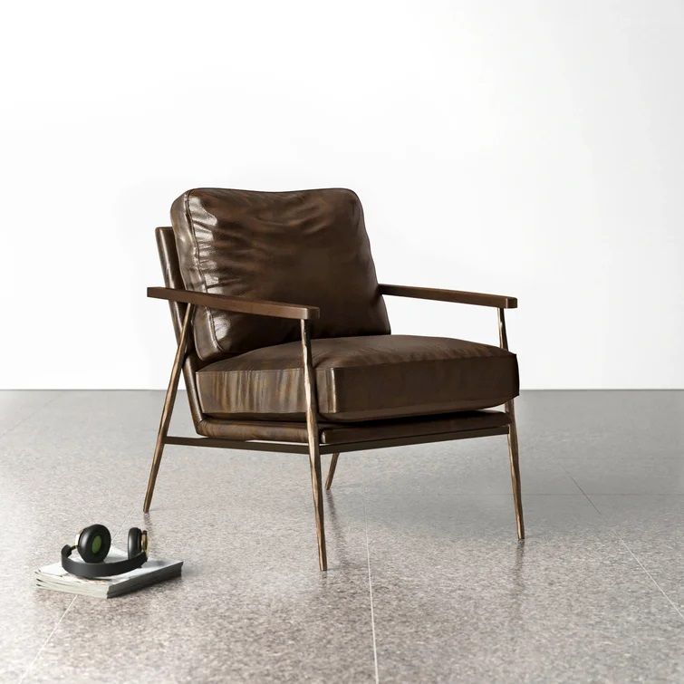 Arnold Leather Armchair thumbnail 2