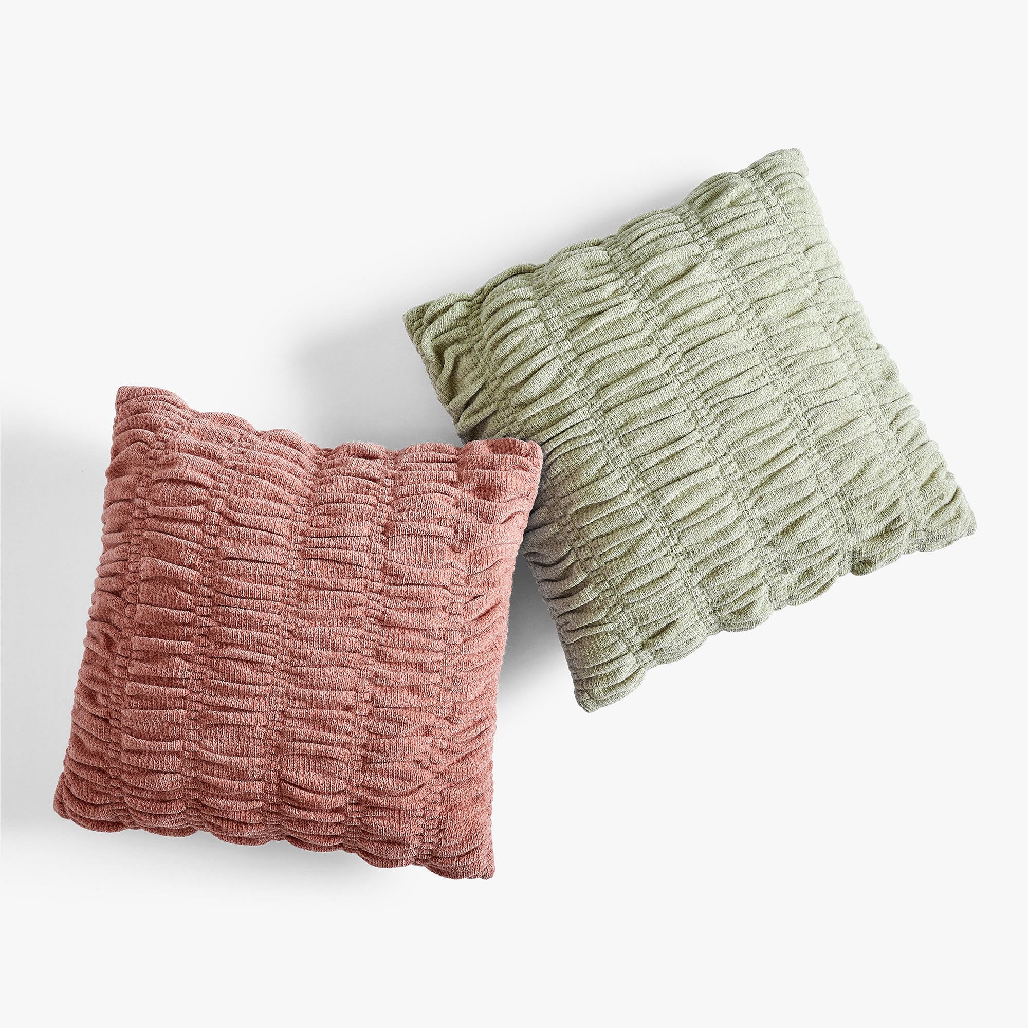 Ruched Chenille Pillow thumbnail 3