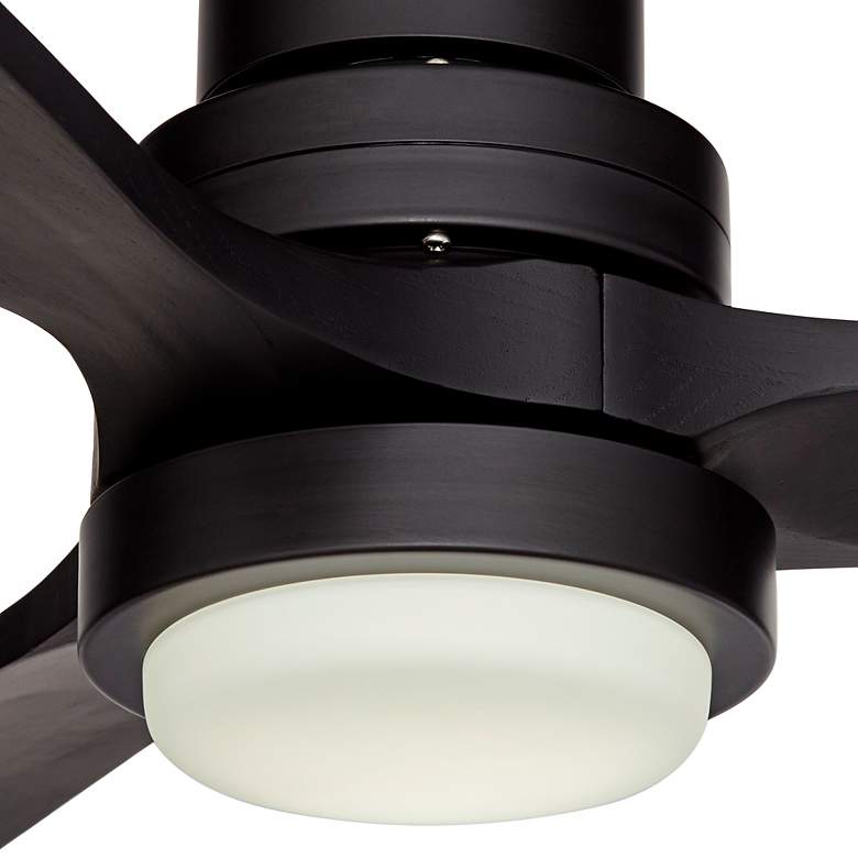 Casa Delta Wing Matte Black Outdoor LED Ceiling Fan with Remote thumbnail 4