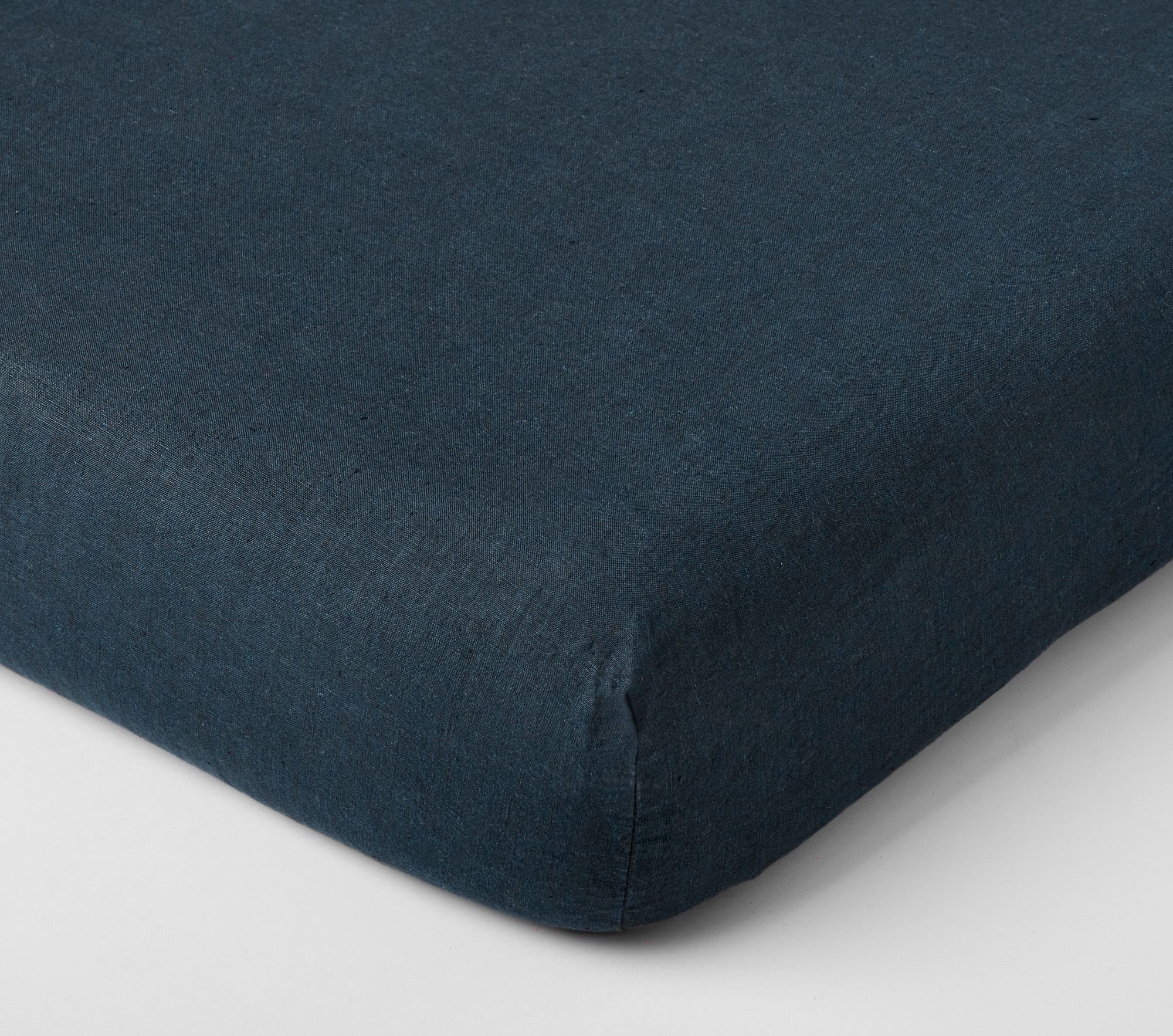Belgian Flax Linen Crib Fitted Sheet thumbnail 2