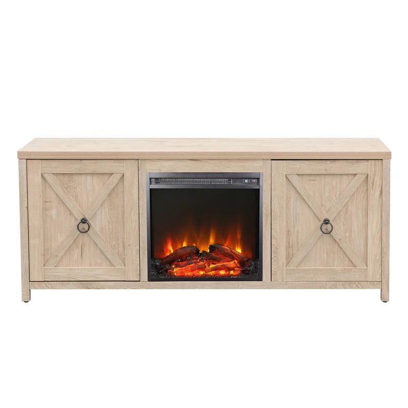 Qyburn TV Stand With Fireplace Included thumbnail 3