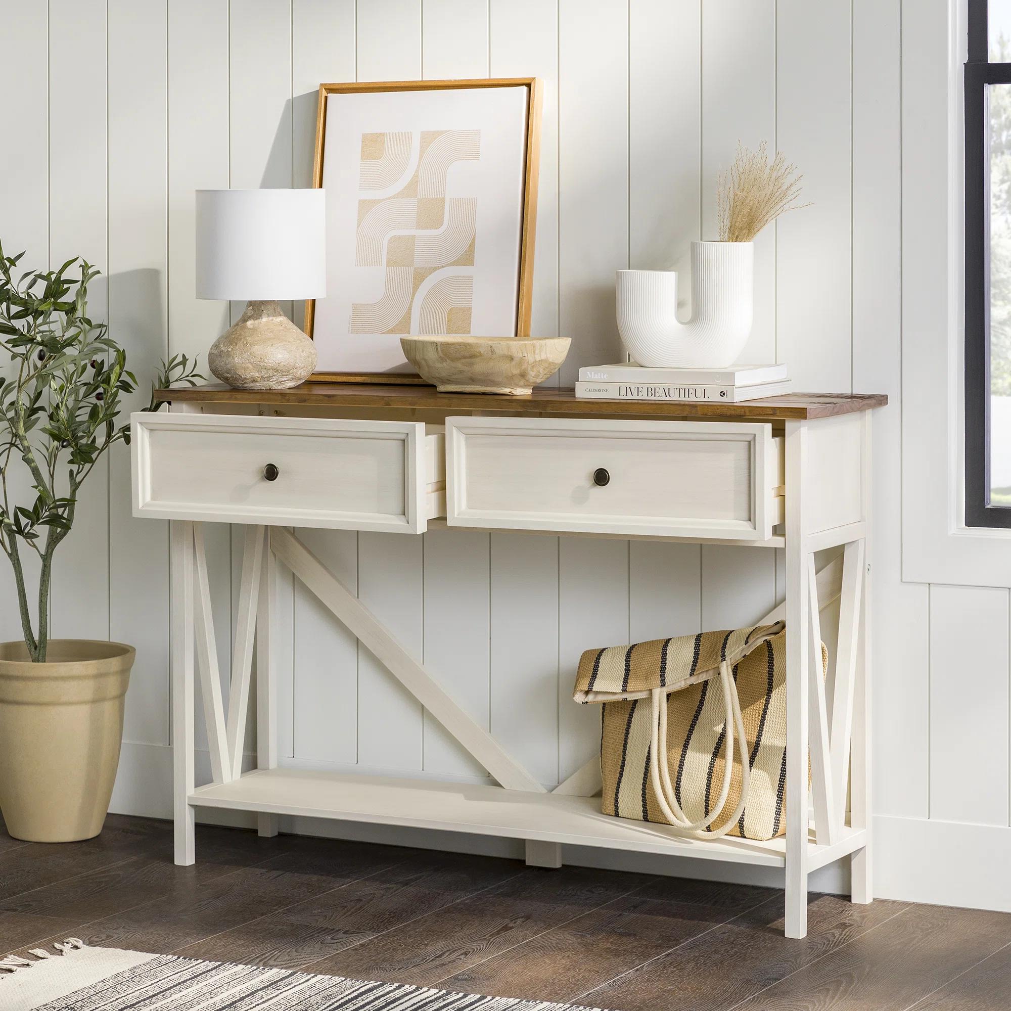 Pierantonia Solid Wood Console Table thumbnail 6