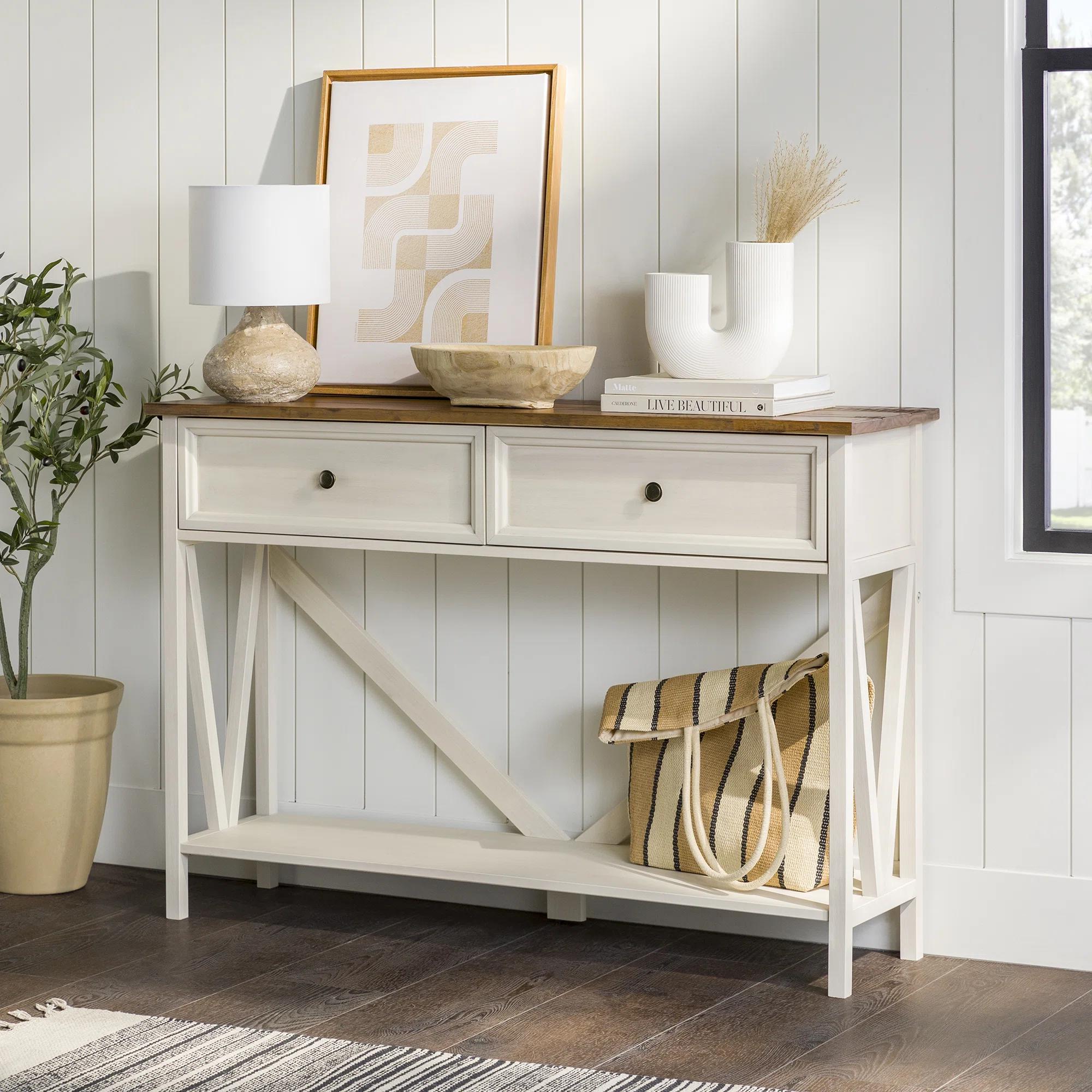 Pierantonia Solid Wood Console Table thumbnail 7