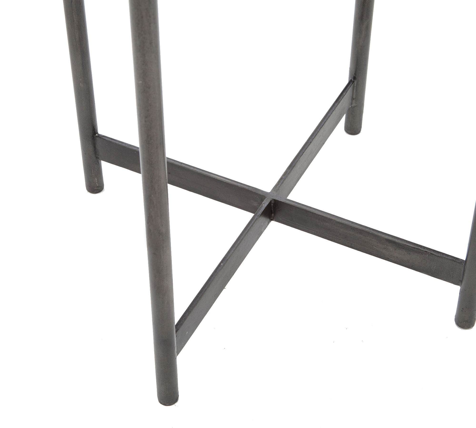 Montague Geometric Marble End Table thumbnail 5
