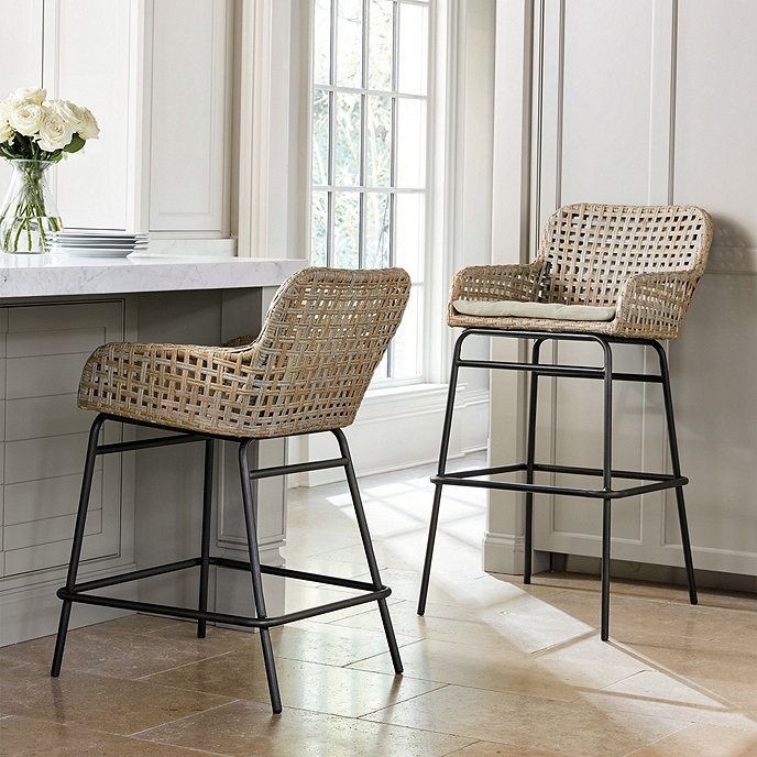 Bailey Woven Bar  Counter Stool thumbnail 2