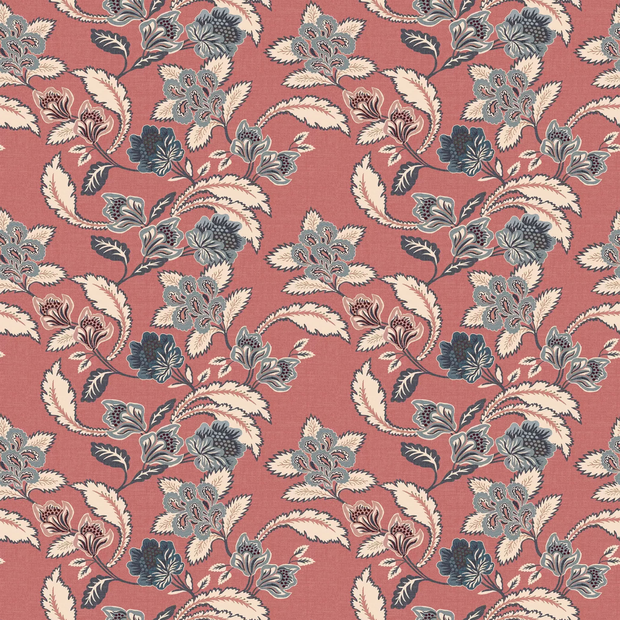 English Armchair Libby Floral Faded Red thumbnail 6