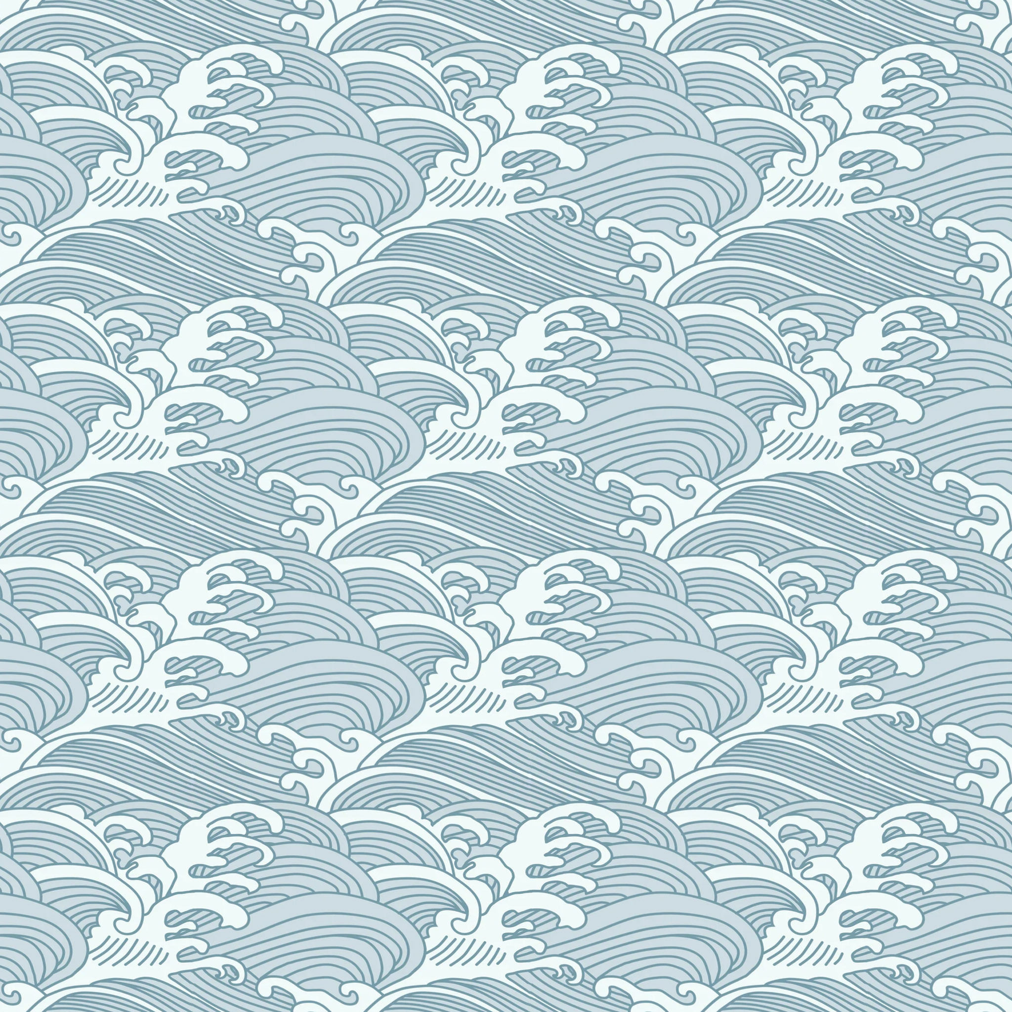 Chinese Waves Peel and Stick Wallpaper thumbnail 4