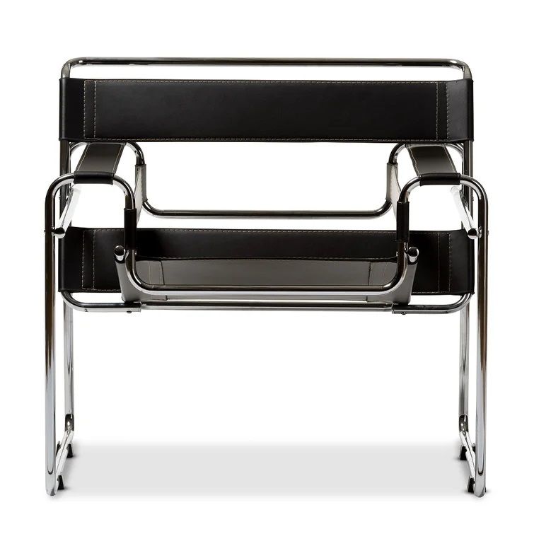 Henriquez Vegan Leather Armchair thumbnail 3