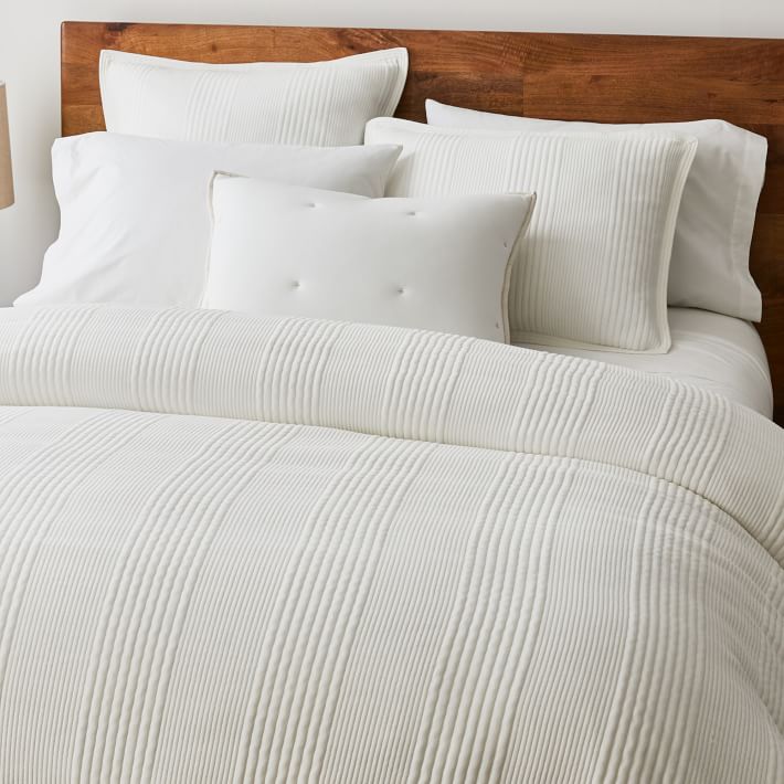 Cotton Cloud Jersey Standard Sham- White thumbnail 2