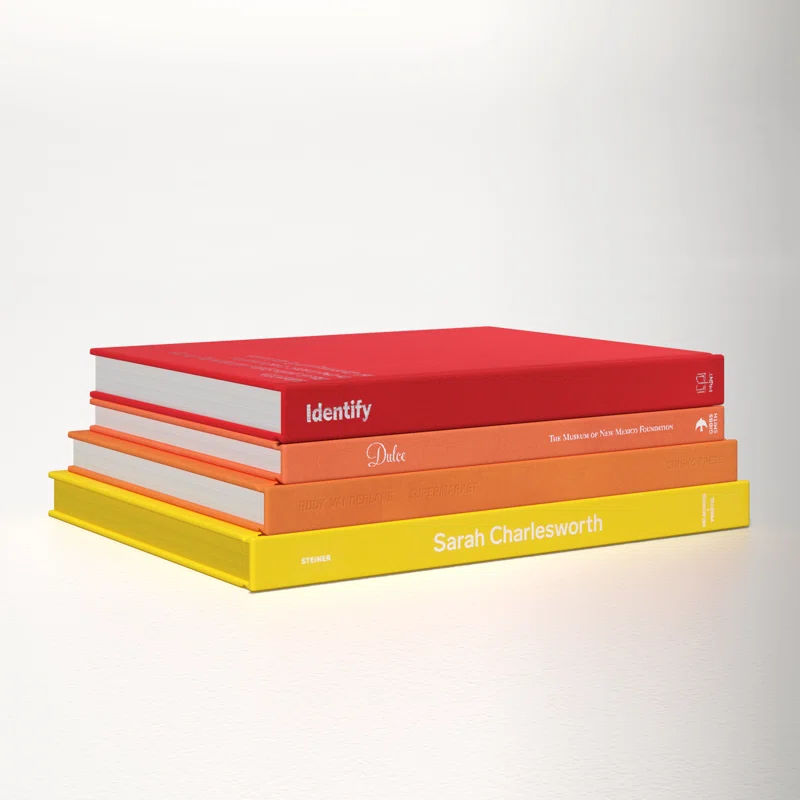 ColorStak Modern Sunset Ombré Decorative Books thumbnail 2