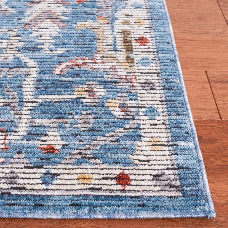 Sierra Oriental Blue Ivory Area Rug 8'x10' thumbnail 3
