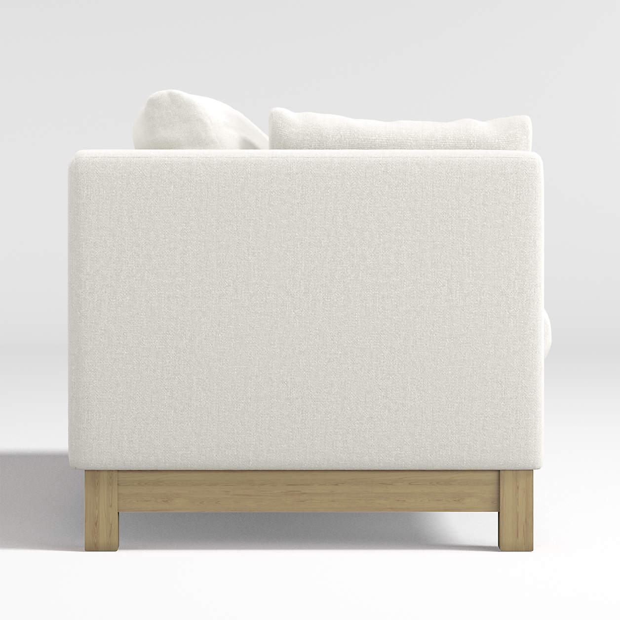 Pacific Bench Track Arm Sofa with Wood Legs thumbnail 4