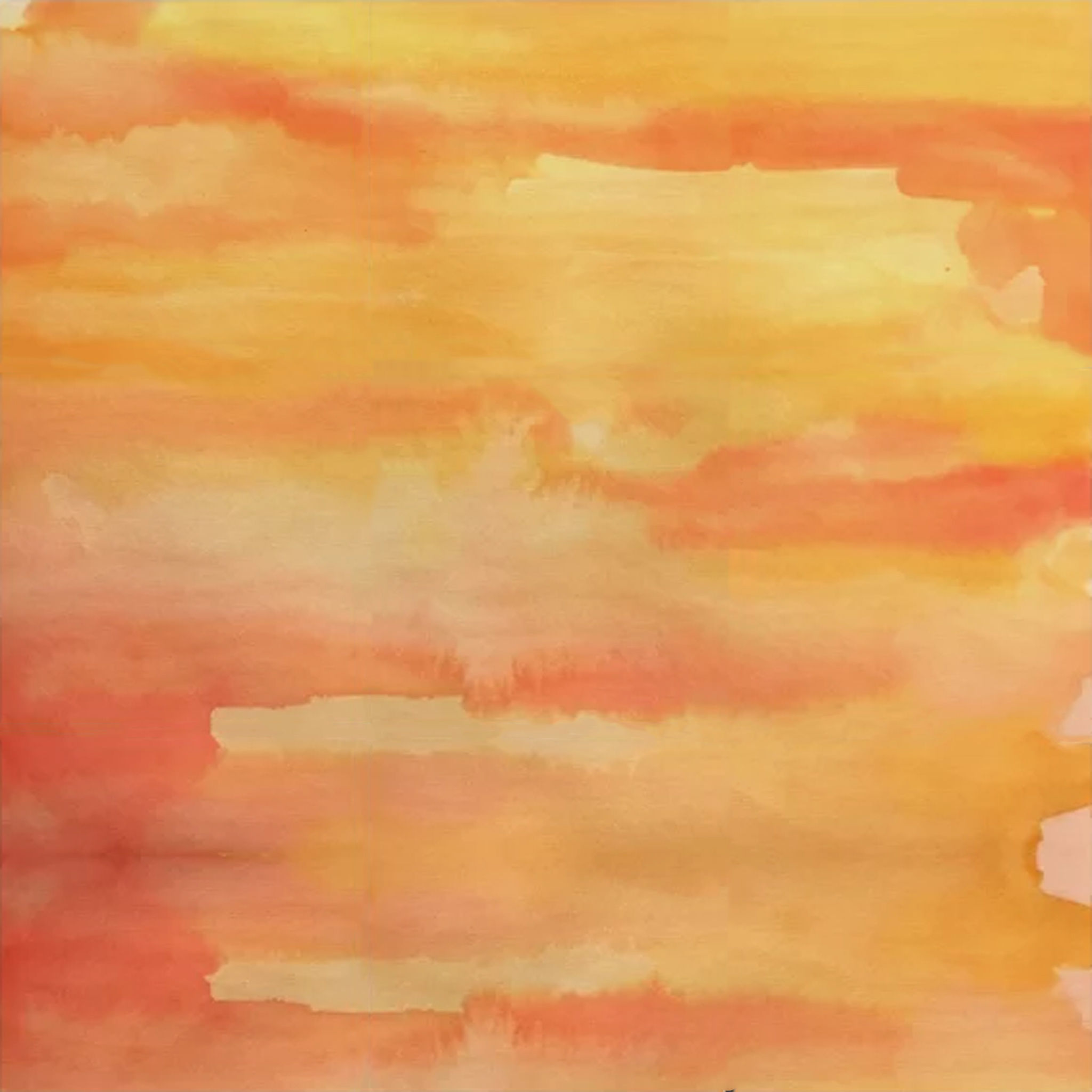 Apricot Sunset Wall Tapestry thumbnail 4