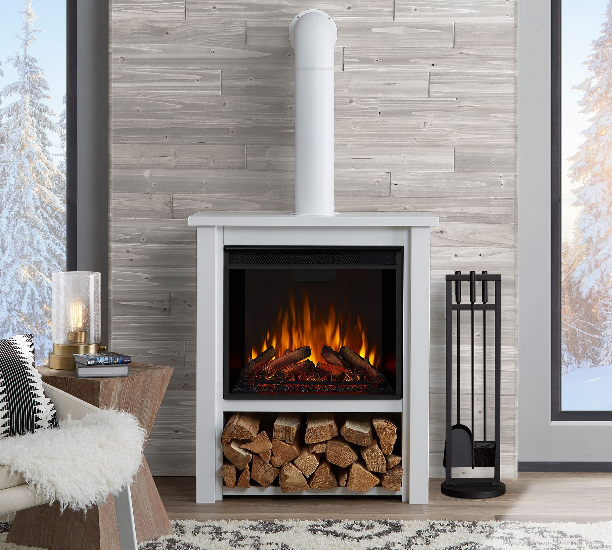 Hollis Electric Fireplace thumbnail 2