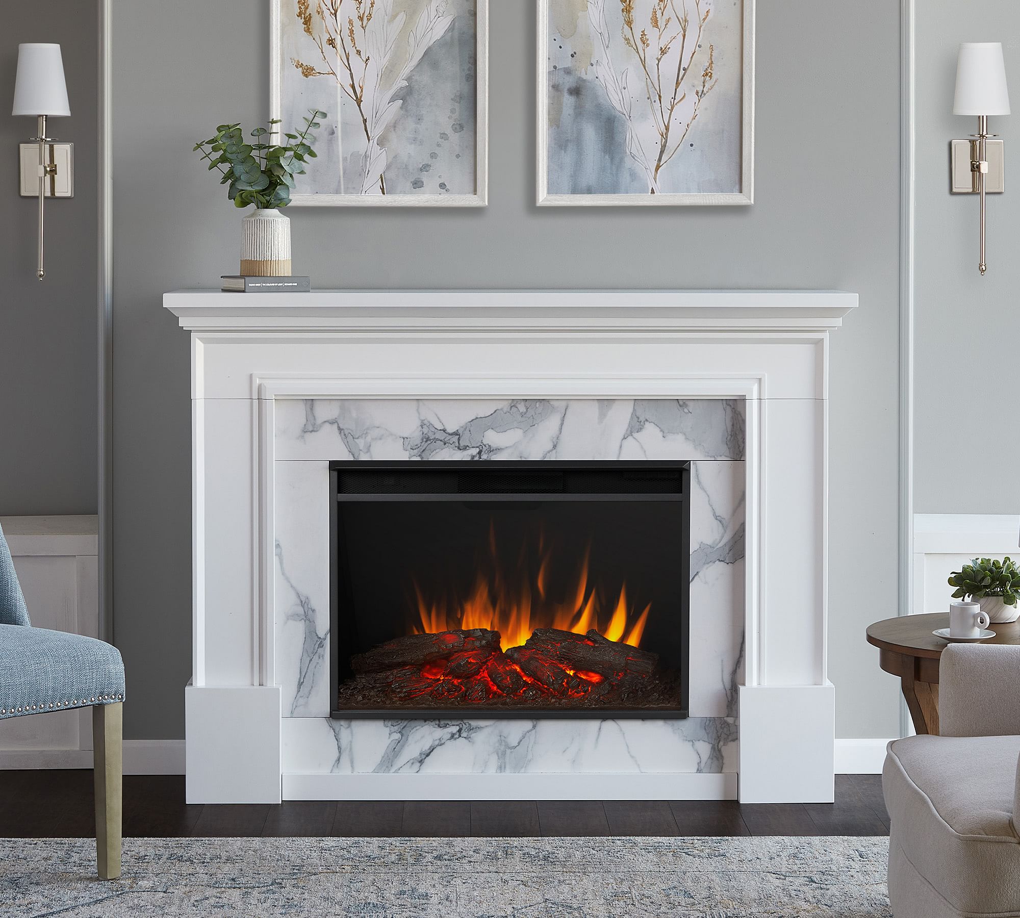 Real Flame Mercer Grand Electric Fireplace thumbnail 2