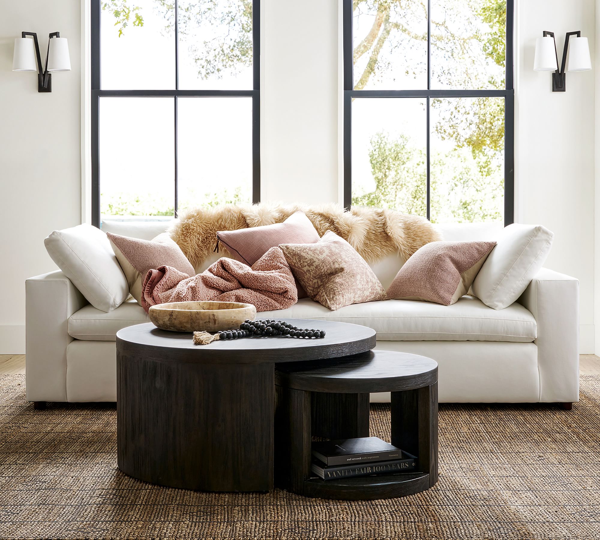Folsom Round Nesting Coffee Tables - Set of 2 thumbnail 2