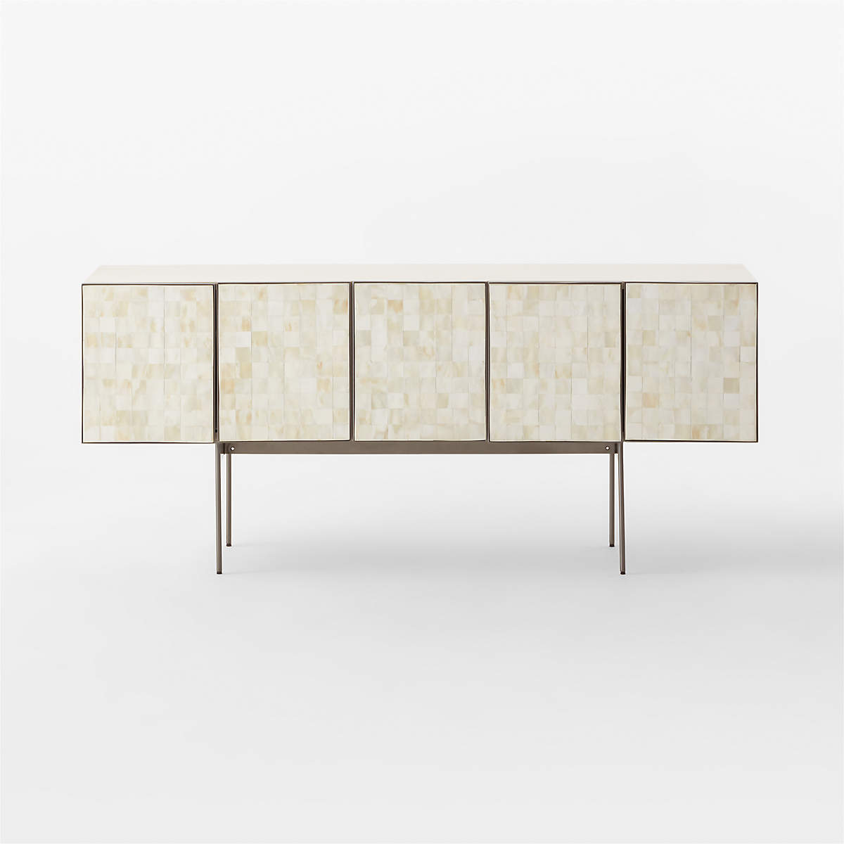 Carreau Ivory Bone Media Console thumbnail 3
