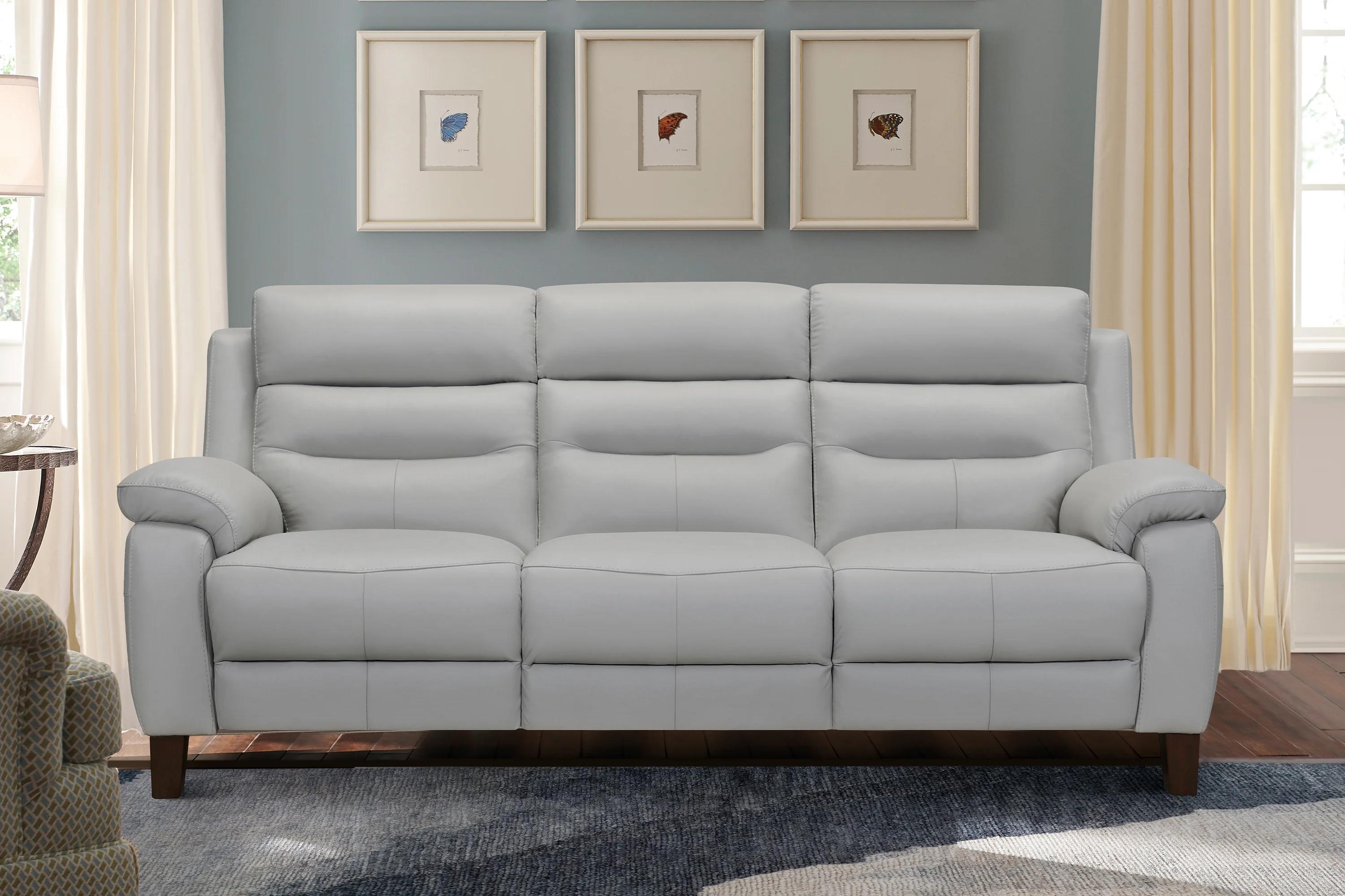 Astrild Leather Power Reclining Sofa thumbnail 2