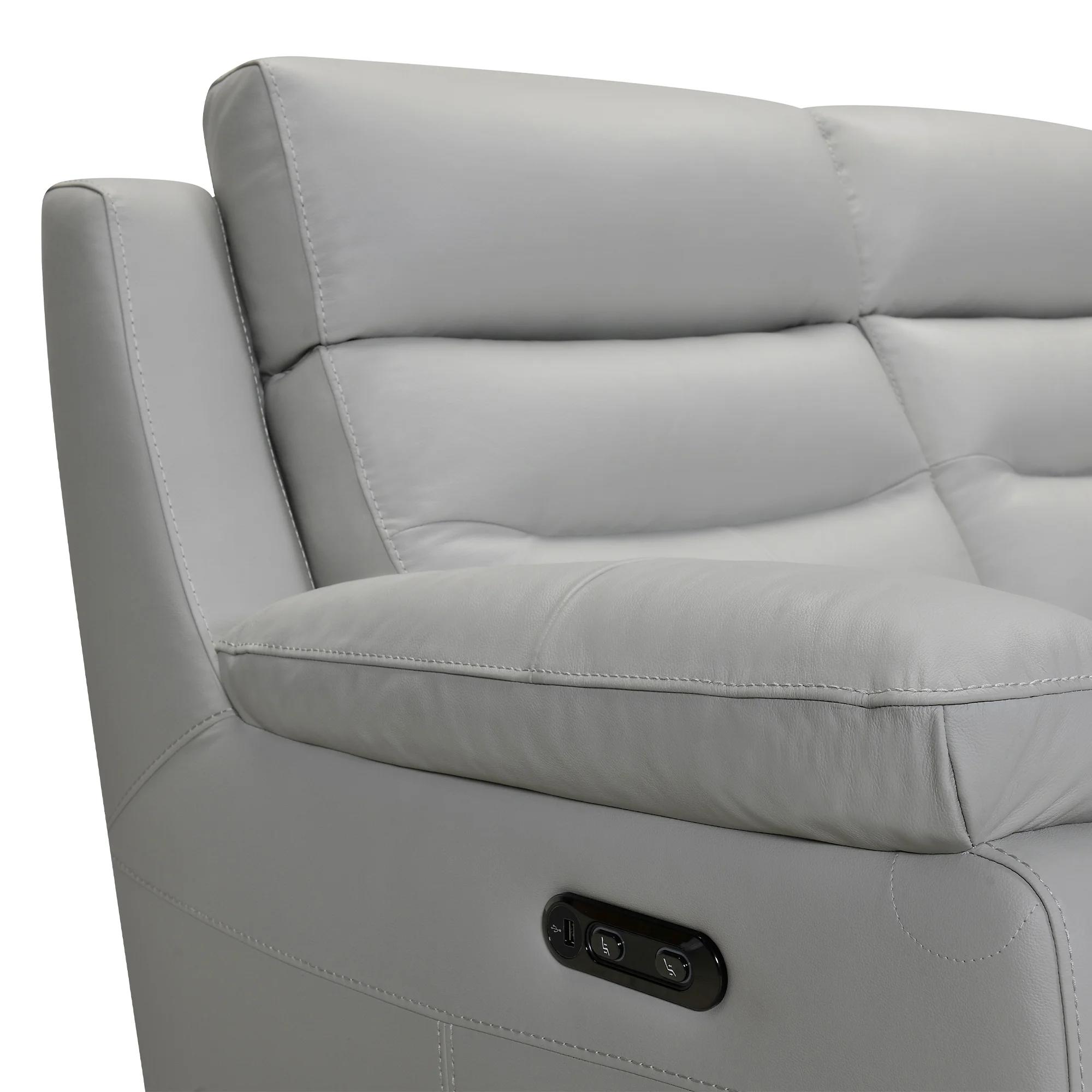 Astrild Leather Power Reclining Sofa thumbnail 8