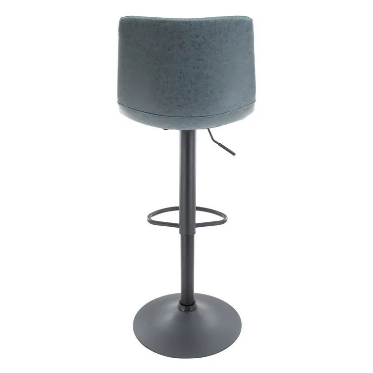Tilbury Modern Adjustable Bar Stool With Footrest thumbnail 3
