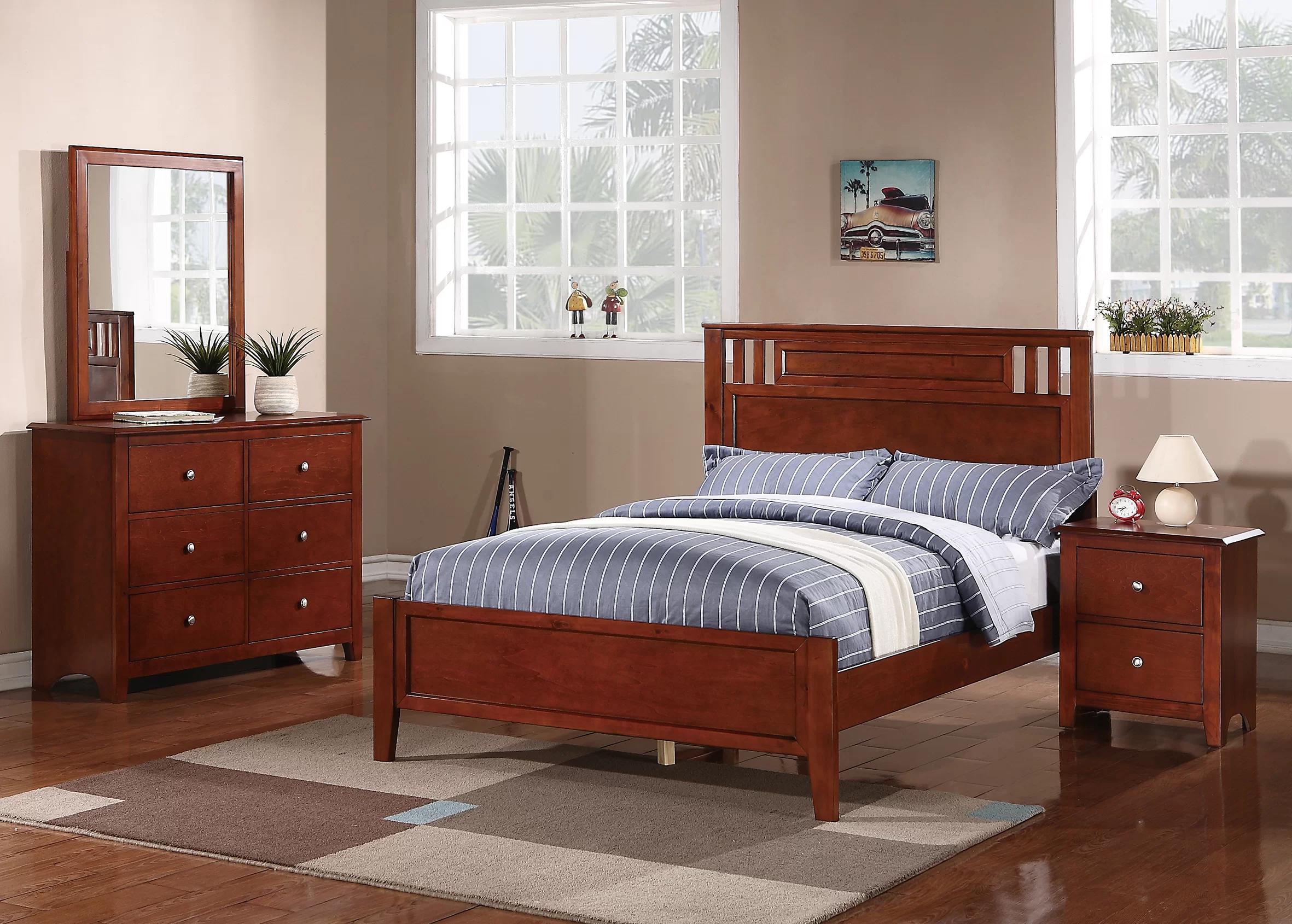 Sheldon Solid Manufactured Wood Nightstand thumbnail 2