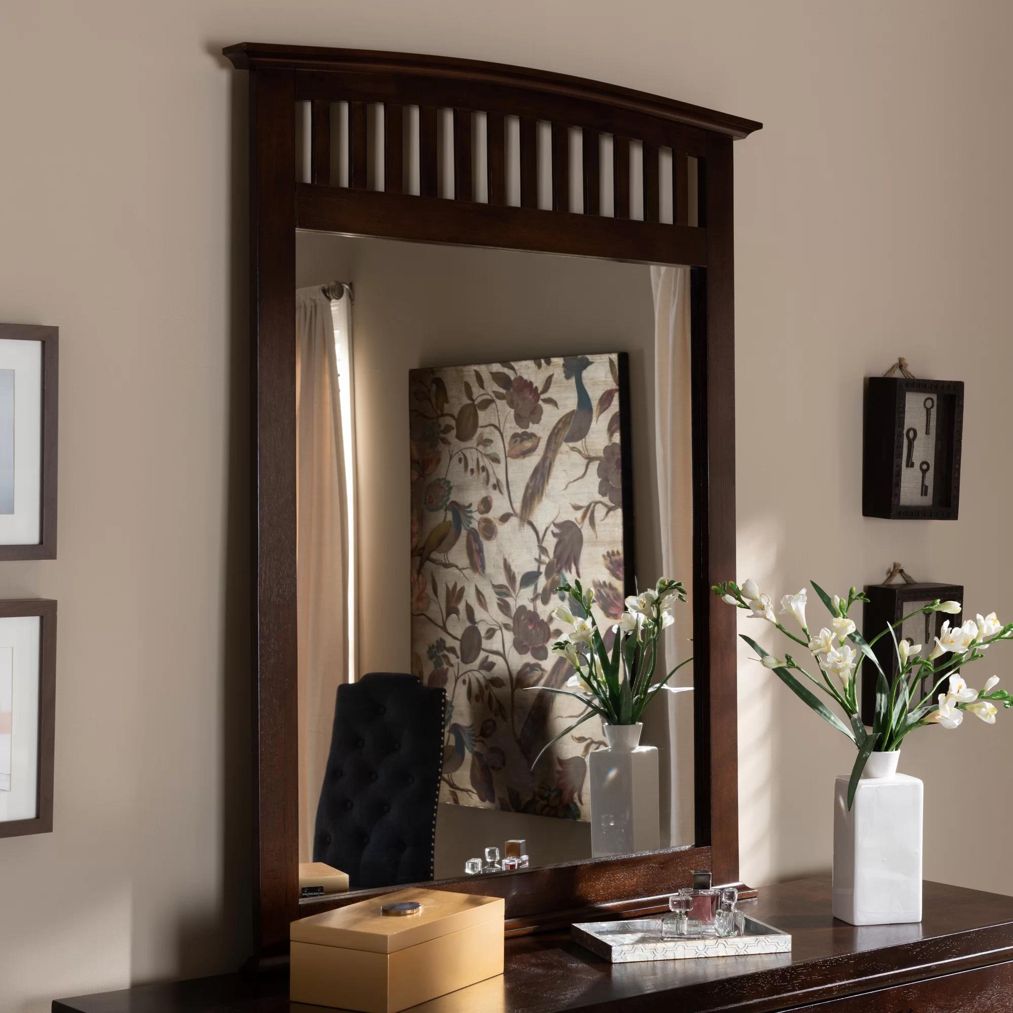 Fincastle Rectangle Wood Dresser Mirror thumbnail 2