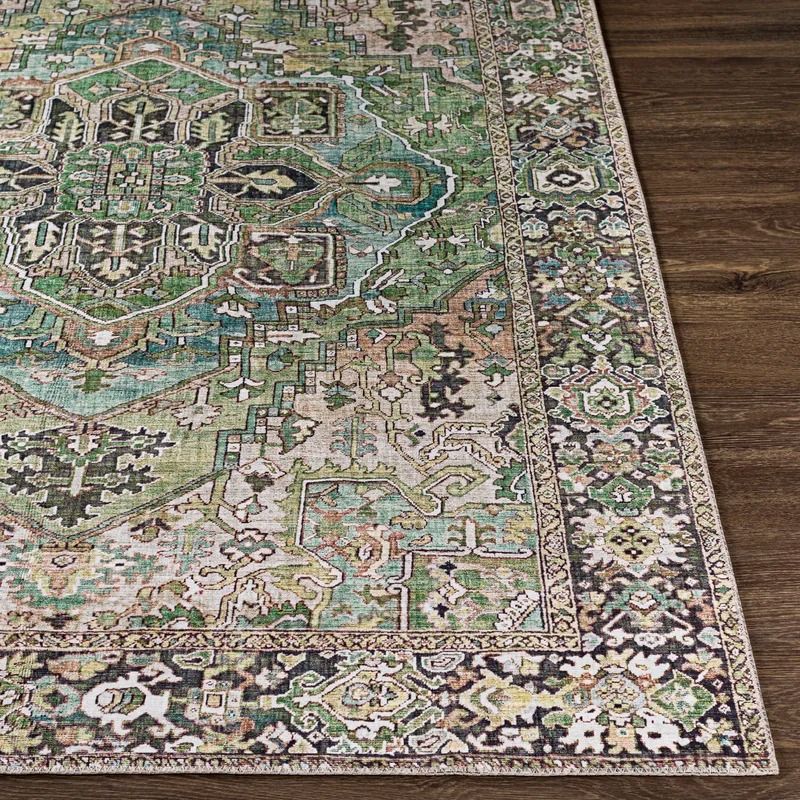 Albion Performance Black Green Rug thumbnail 4