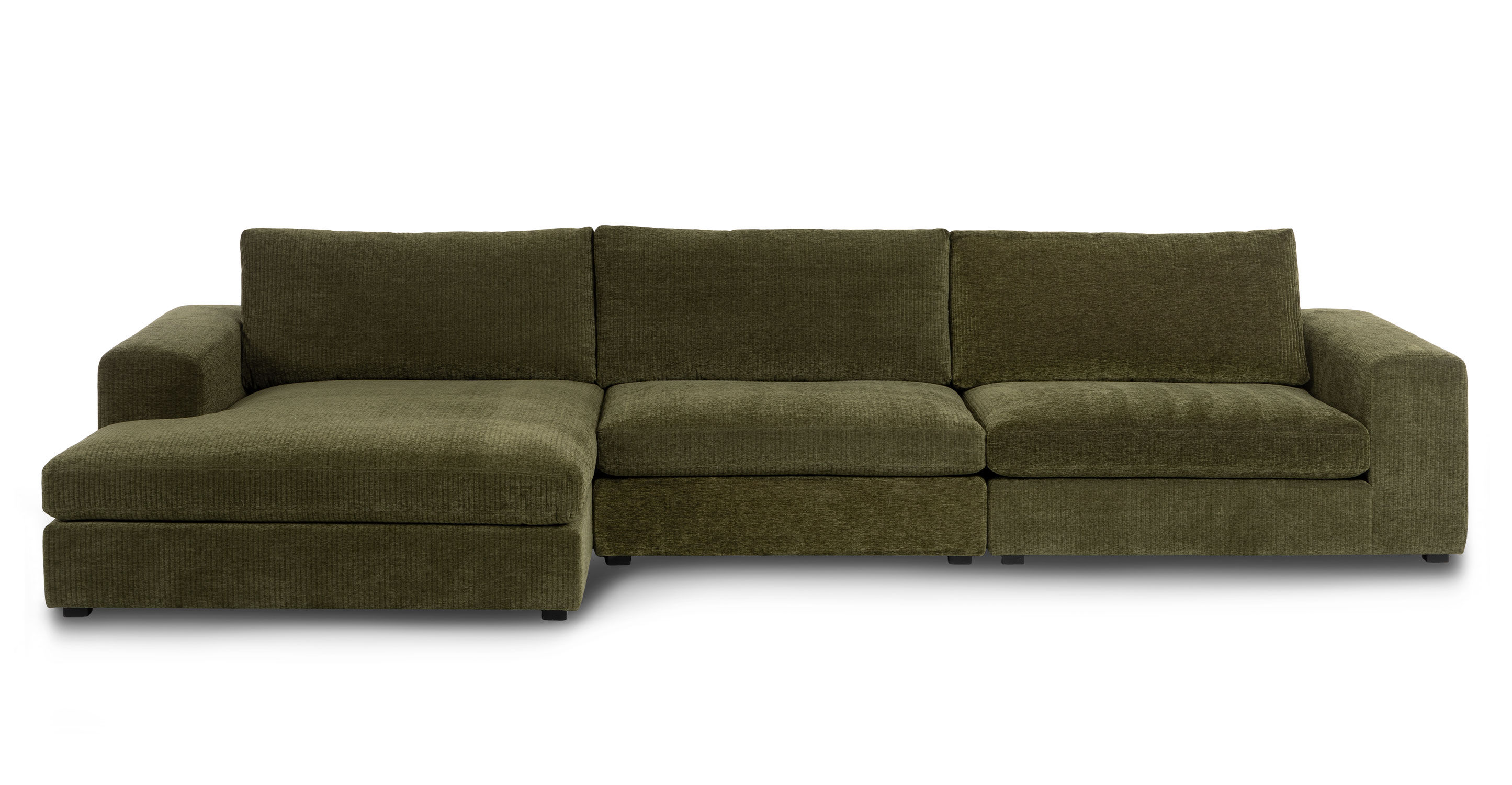 Beta Cypress Green Left Chaise Sectional thumbnail 3