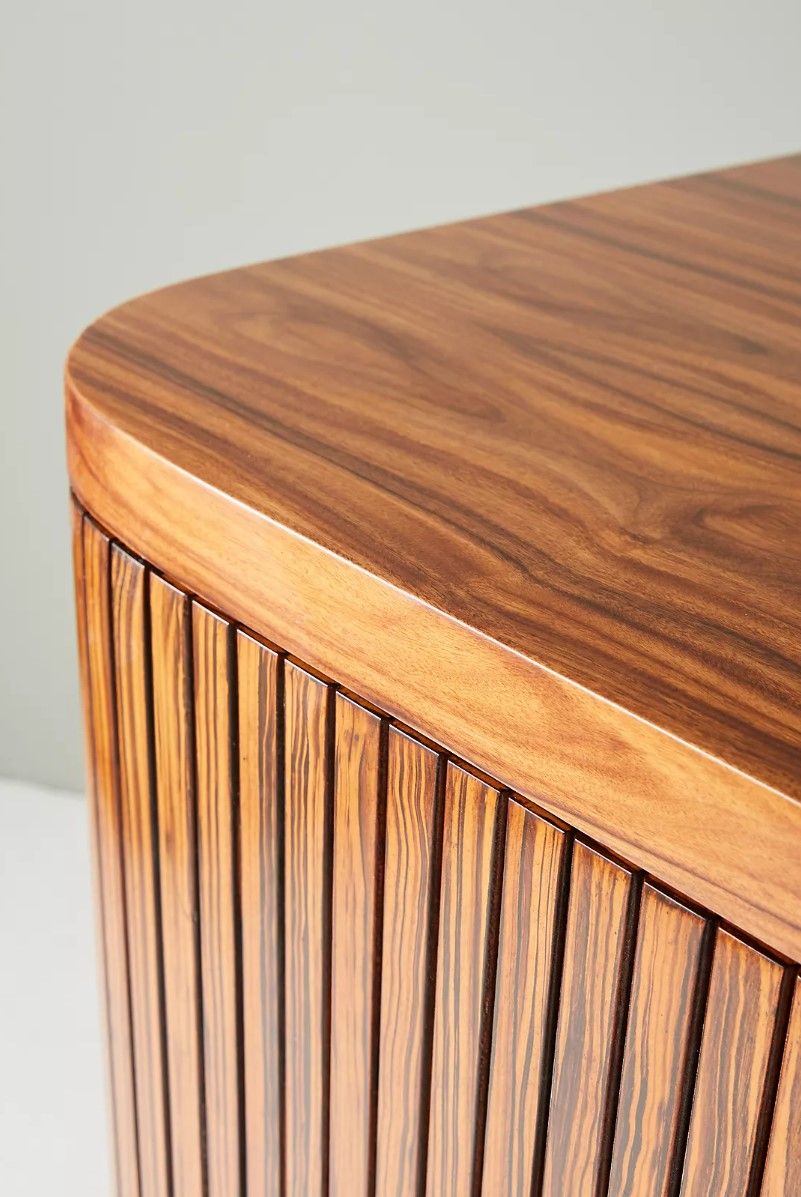 Deluxe Tamboured Bar Cabinet thumbnail 4