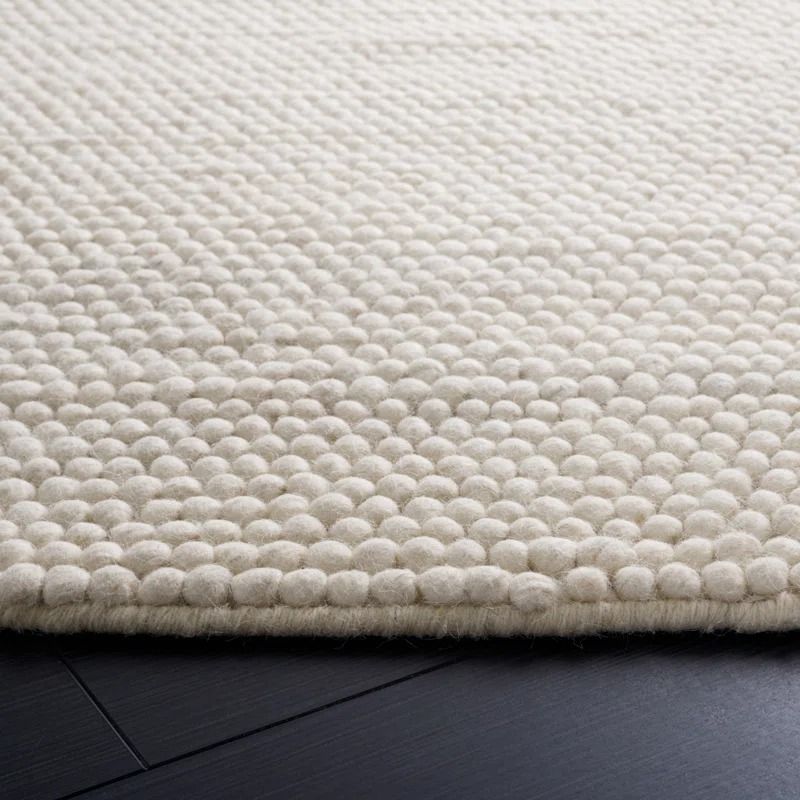 Elle Handmade Ivory Rug thumbnail 3