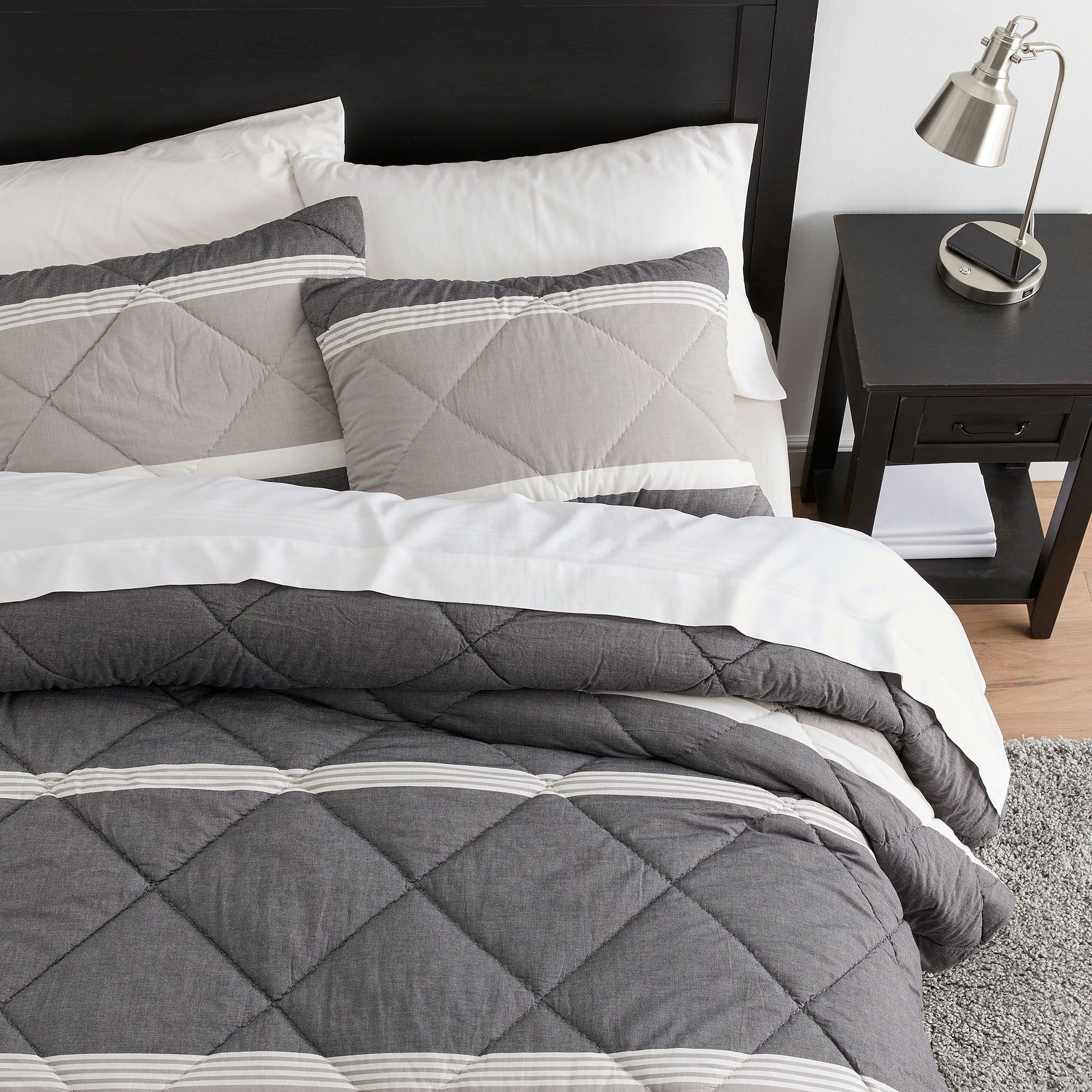 Beachstone Stripe Comforter thumbnail 2
