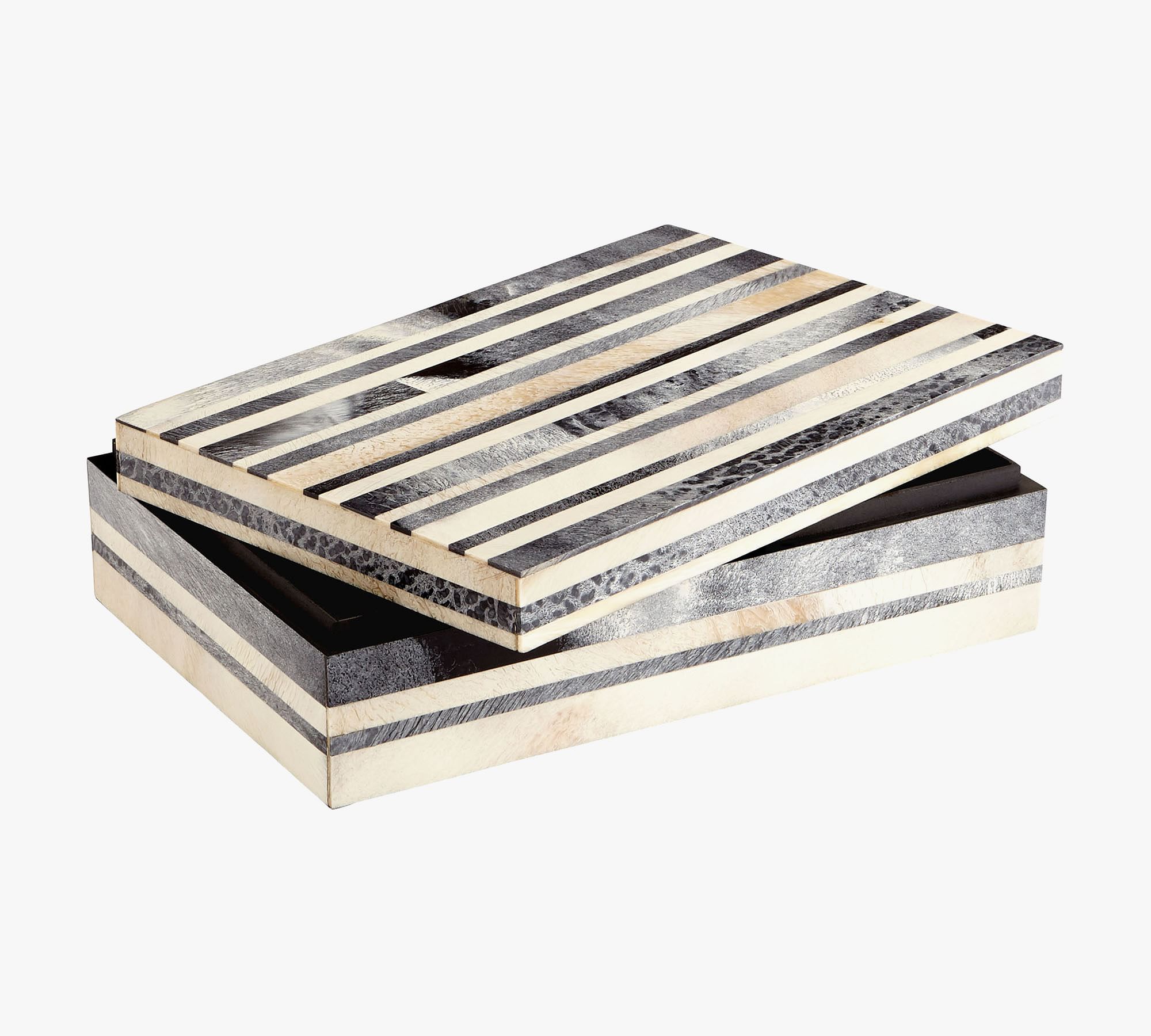 Saige Wood and Resin Decorative Box thumbnail 3