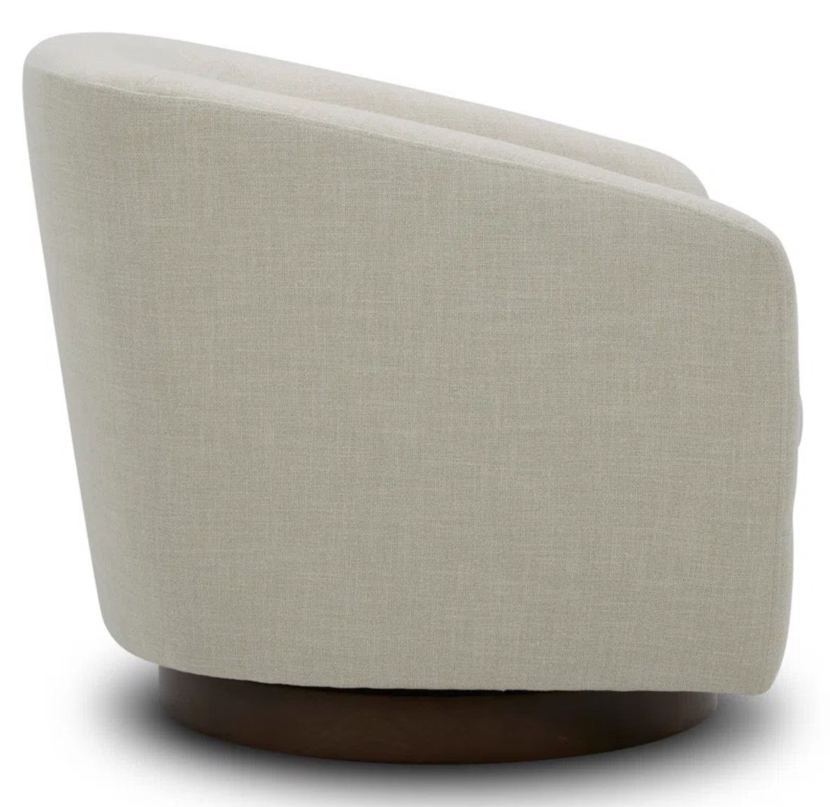 Aiden Upholstered Swivel Barrel Chair thumbnail 4