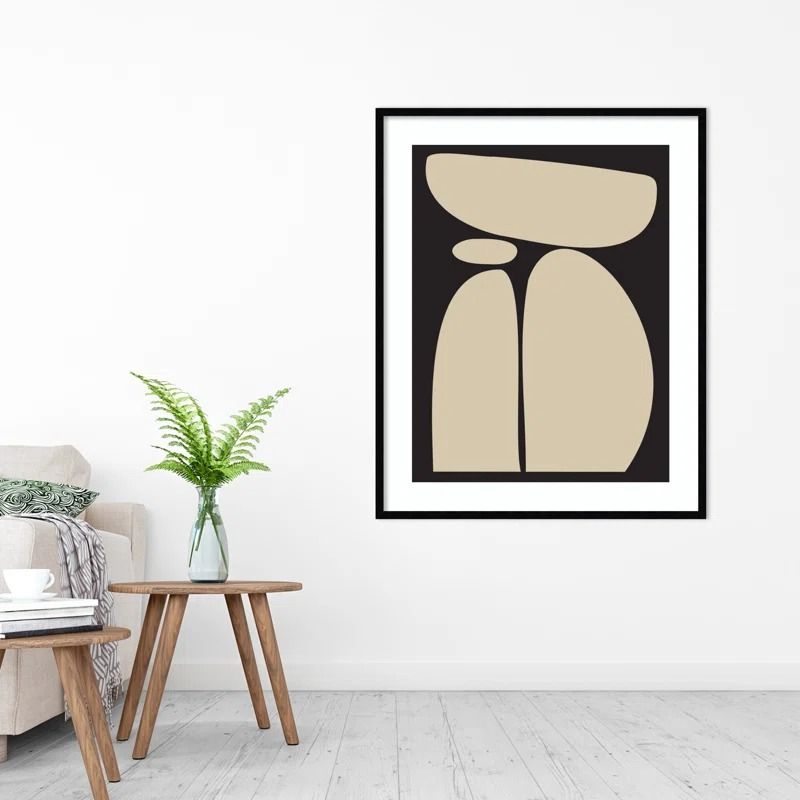 Balancing Zen Rocks Black And Tan thumbnail 3
