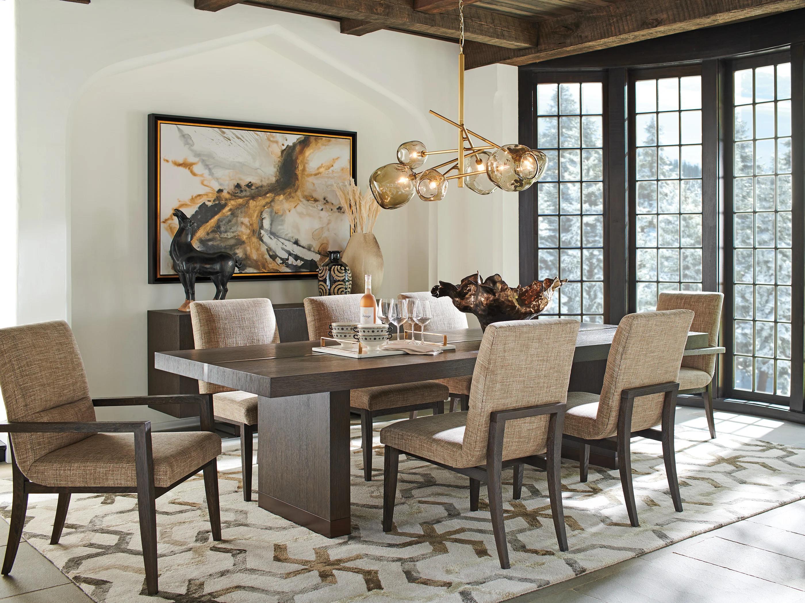 Park City Extendable Solid Oak Dining Table thumbnail 2