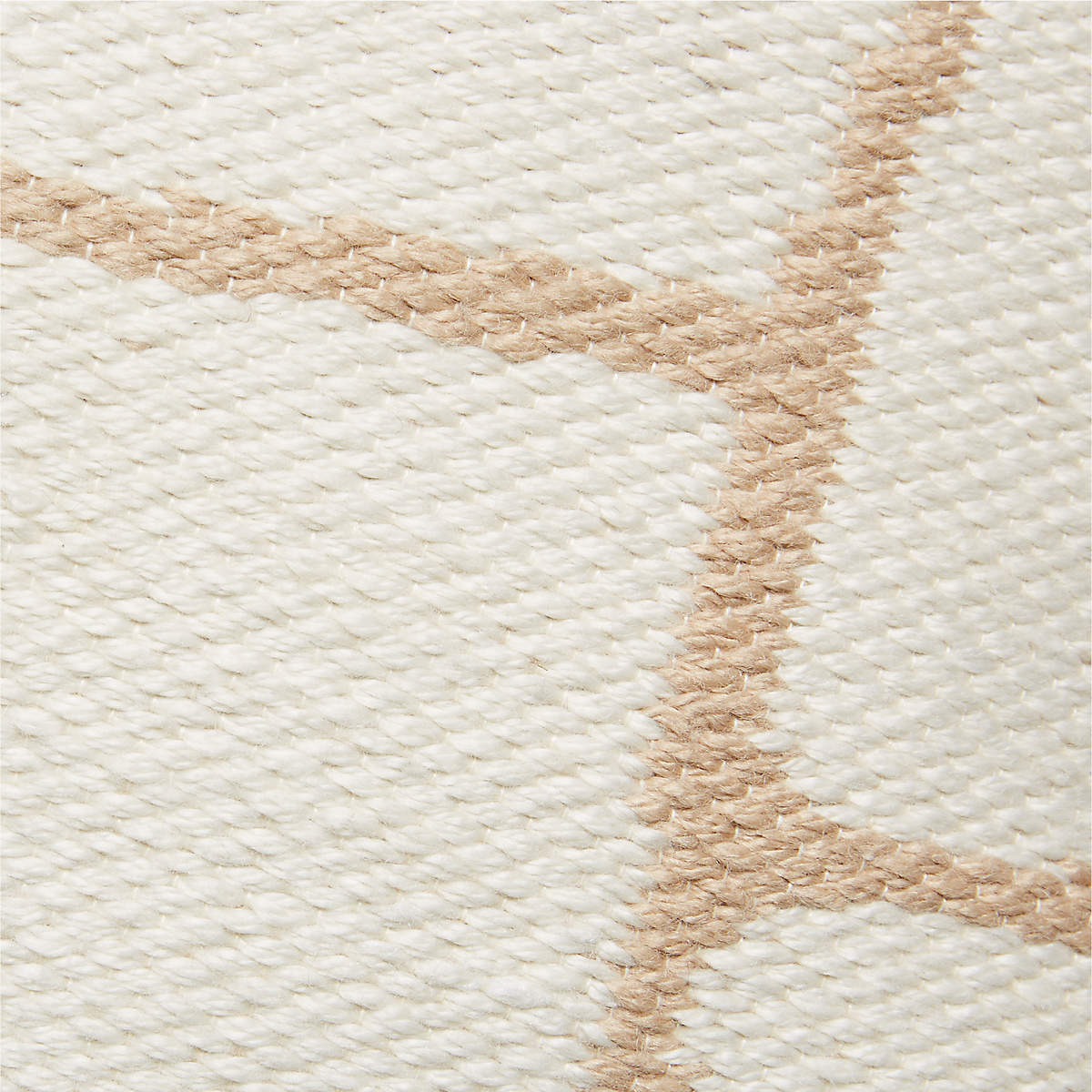FARO NATURAL AND WHITE OUTDOOR THROW PILLOW thumbnail 2