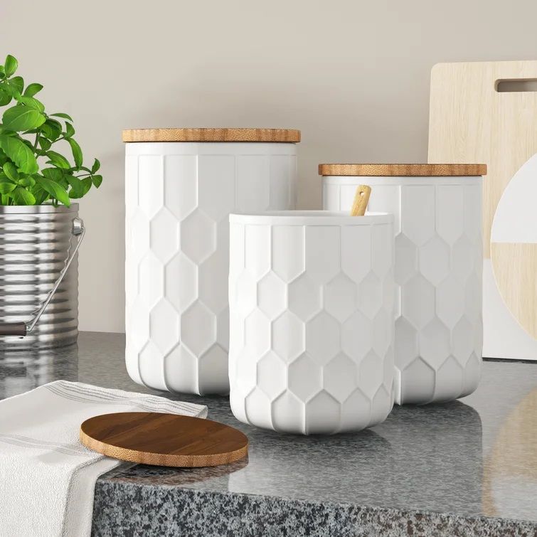 Scandinavian Kitchen Canister Set Large thumbnail 2