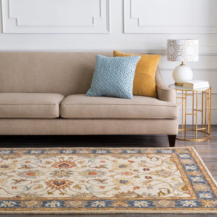 Buckhill Handmade Wool Tan Rug thumbnail 2